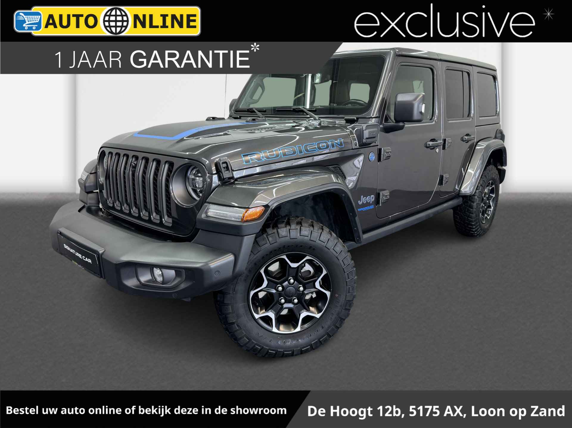 Jeep Wrangler Unlimited 4xe 380 Rubicon✅Stoelverwarming✅Stuurverwarming✅Hardtop✅Trekhaak✅Leder Bekleding✅Achteruitrijcamera✅Adaptive Cruise Control✅ - 1/73