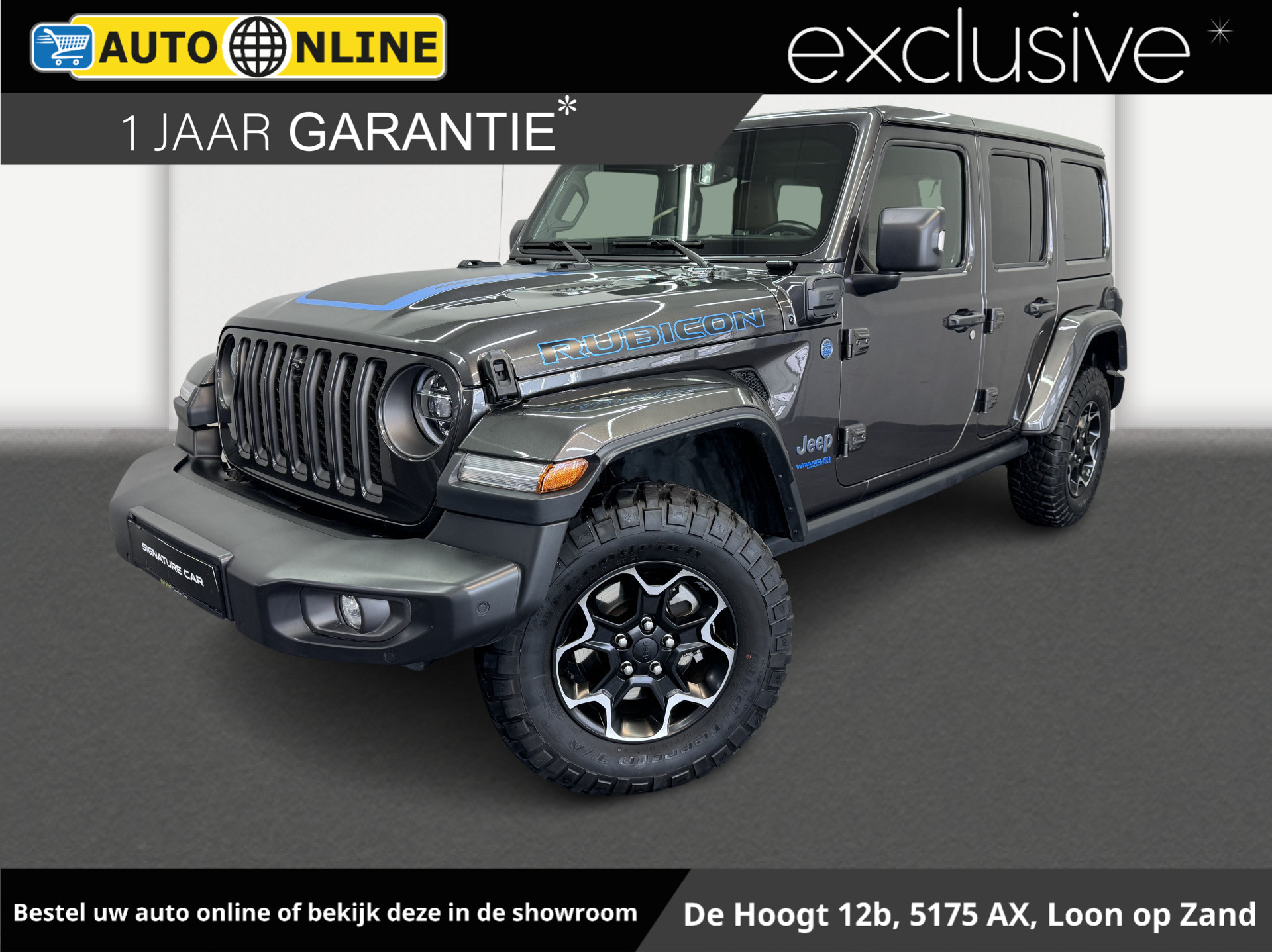 Jeep Wrangler Unlimited 4xe 380 Rubicon✅Stoelverwarming✅Stuurverwarming✅Hardtop✅Trekhaak✅Leder Bekleding✅Achteruitrijcamera✅Adaptive Cruise Control✅