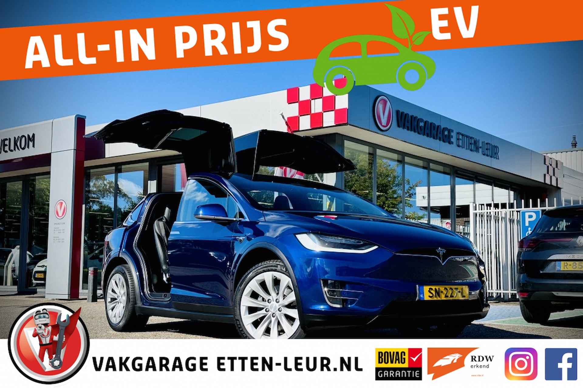 Tesla Model X BOVAG 40-Puntencheck