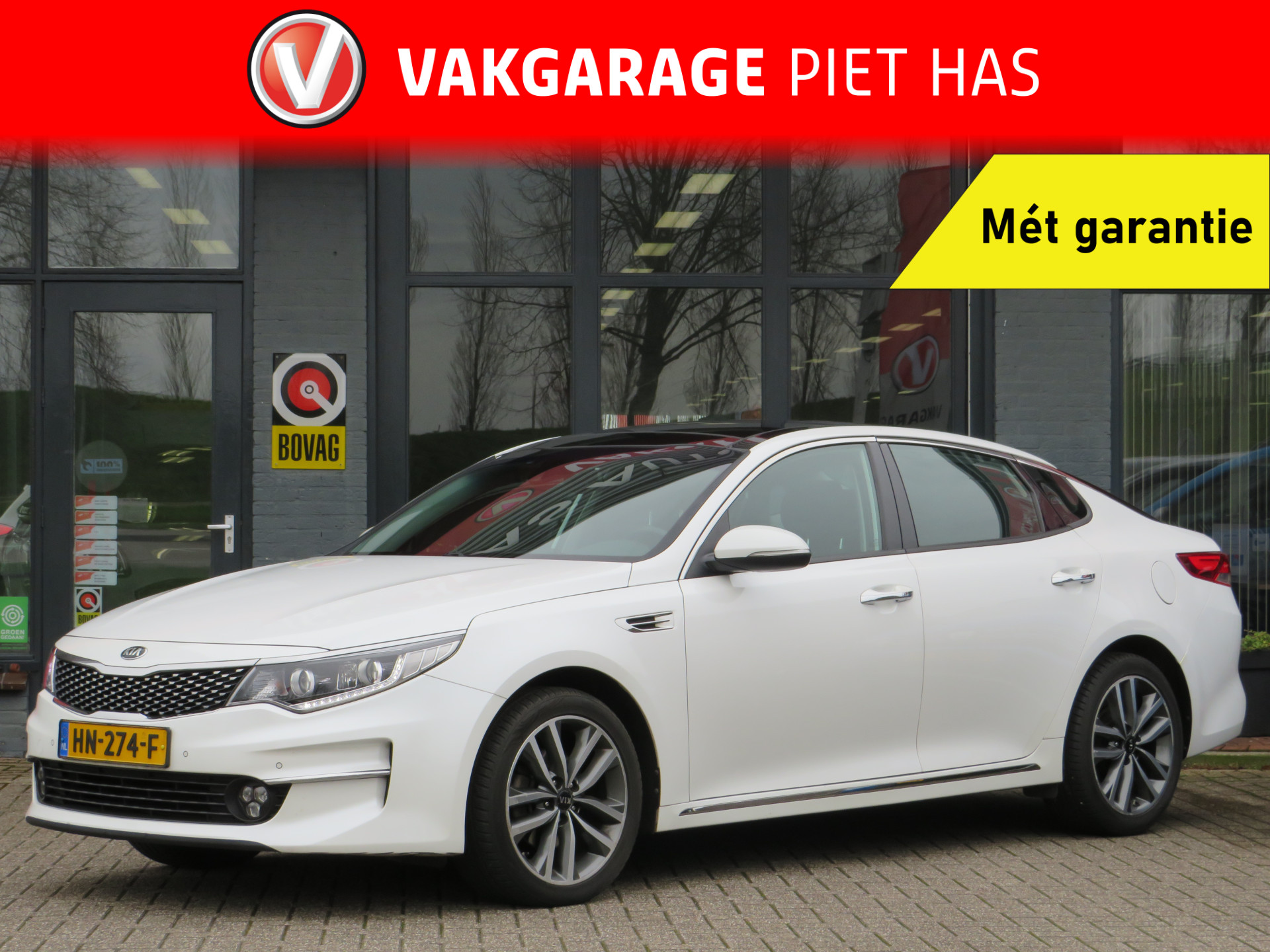 Kia Optima 1.7 CRDi DynamicLine| 140-PK| Euro-6| Parelmoer metallic lak| | Clima-Airco | Navigatie | Parkeersensoren | Incl. BOVAG Garantie |