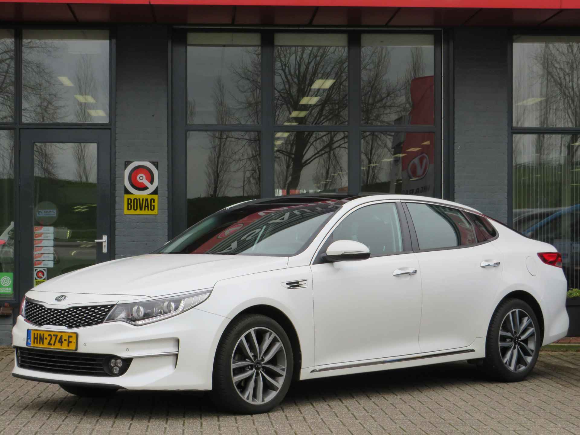 Kia Optima 1.7 CRDi DynamicLine| 140-PK| Euro-6| Parelmoer metallic lak| | Clima-Airco | Navigatie | Parkeersensoren | Incl. BOVAG Garantie | - 44/46