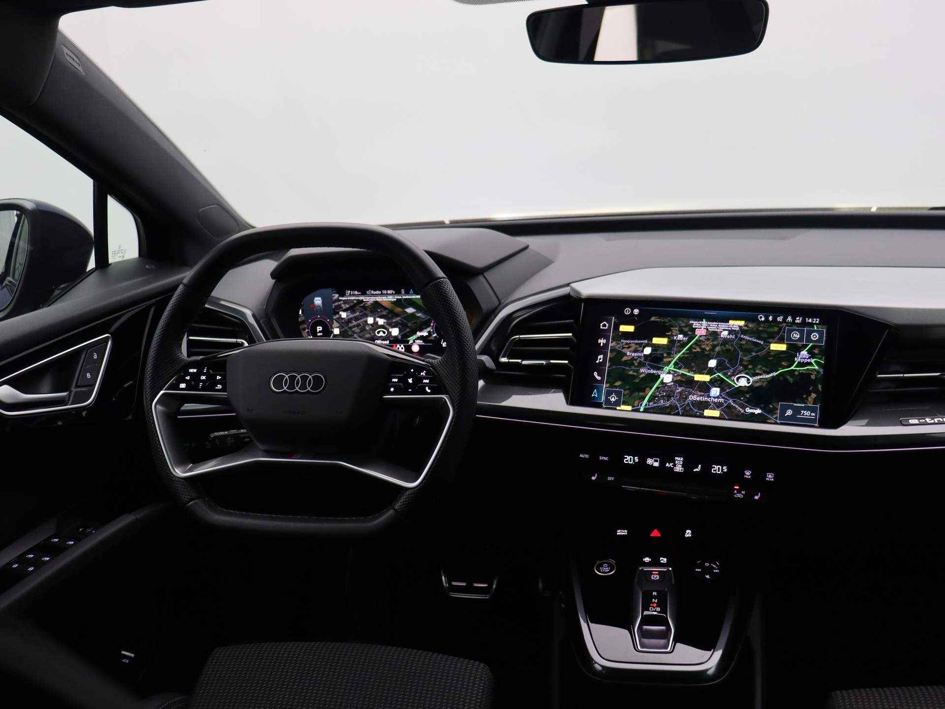 Audi Q4 Sportback e-tron S edition 40 77 kWh | Matrix | Adaptive-cruise | Stoelverwarming | Smartphone-interface | Achterruitrijcamera | 20- inch | - 15/41