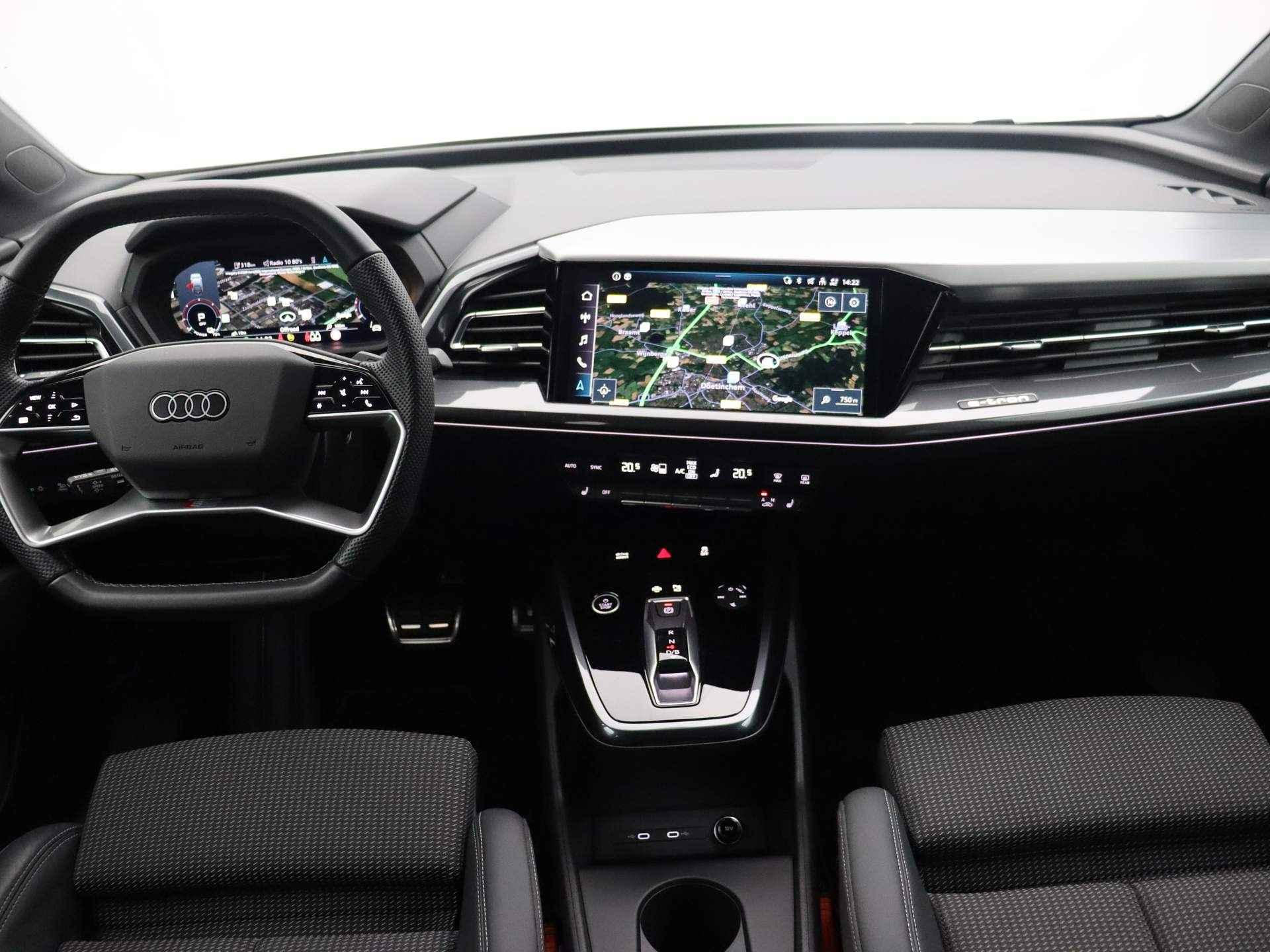 Audi Q4 Sportback e-tron S edition 40 77 kWh | Matrix | Adaptive-cruise | Stoelverwarming | Smartphone-interface | Achterruitrijcamera | 20- inch | - 16/41