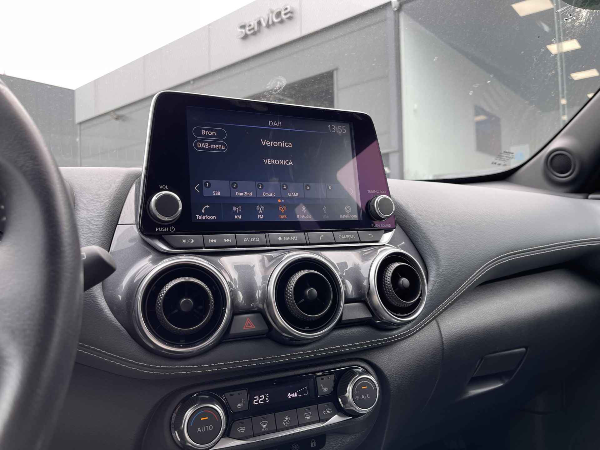 Nissan Juke 1.0 DIG-T Tekna | Apple Carplay/Android Auto | Stoelverwarming | Adapt. Cruise Control | 360° Camera | Voorruit Verwarmd | Rijklaarprijs! - 16/28