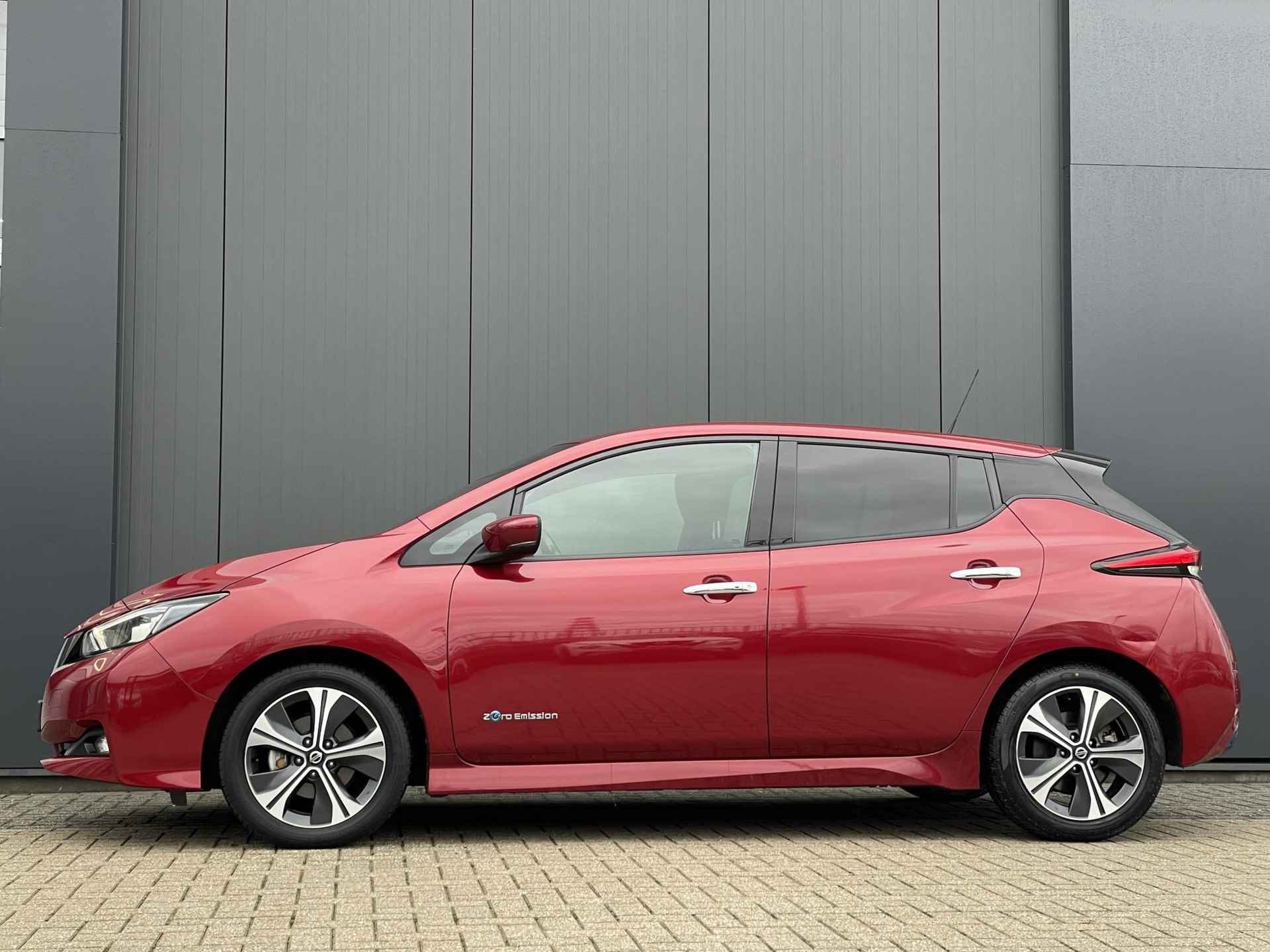 Nissan LEAF 40 kWh Tekna | Bose audio | Navigatie | Leder | Stoelverwarming | Achterbankverwarming - 10/28