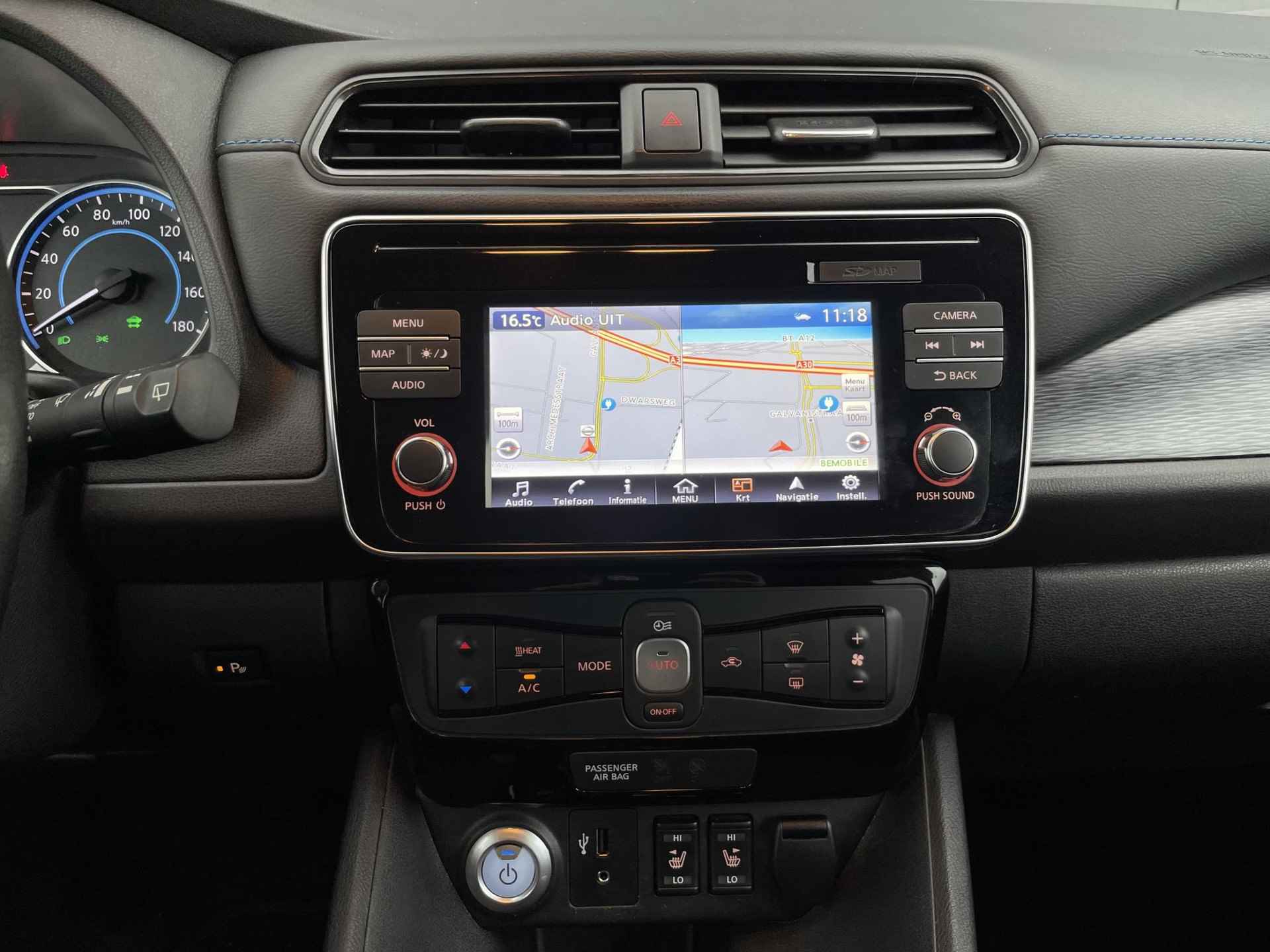 Nissan LEAF 40 kWh Tekna | Bose audio | Navigatie | Leder | Stoelverwarming | Achterbankverwarming - 15/28