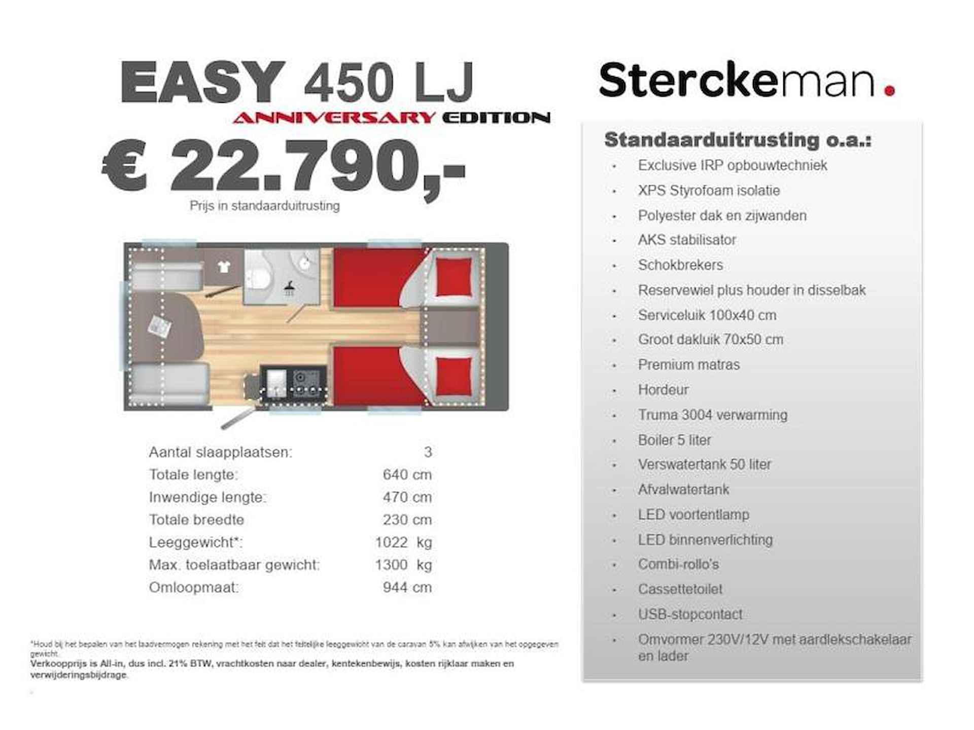 Sterckeman Easy 450 LJ Anniversary Edition Model 2025 - 3/7