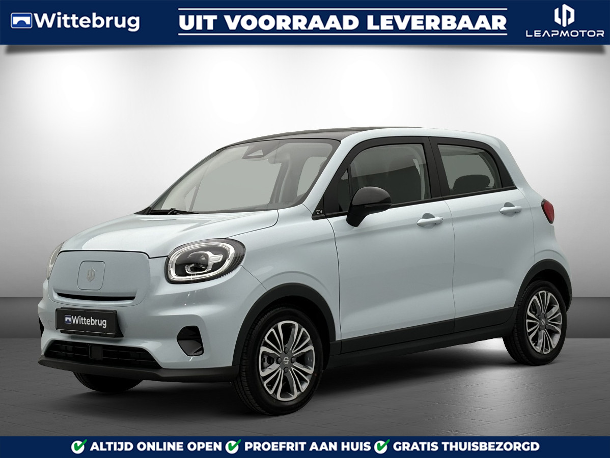 Leapmotor T03 Design 37.3 kWh Volledig Elektrisch met 265 km WLTP Range, Airconditioning, Panoramadak, Adaptive Cruise Control en Uit voorraad leverbaar!