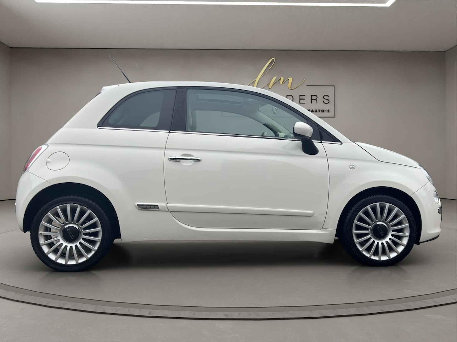 Fiat 500 1.2 Lounge 2009 WIT | Automaat | Panoramadak | Airco | NL - 2/22