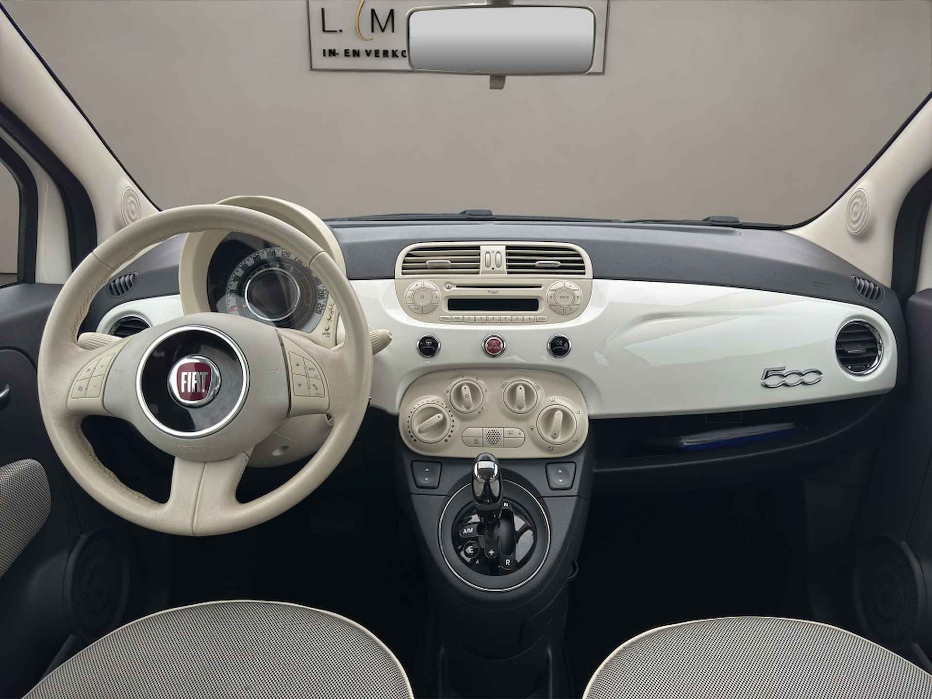 Fiat 500 1.2 Lounge 2009 WIT | Automaat | Panoramadak | Airco | NL - 3/22