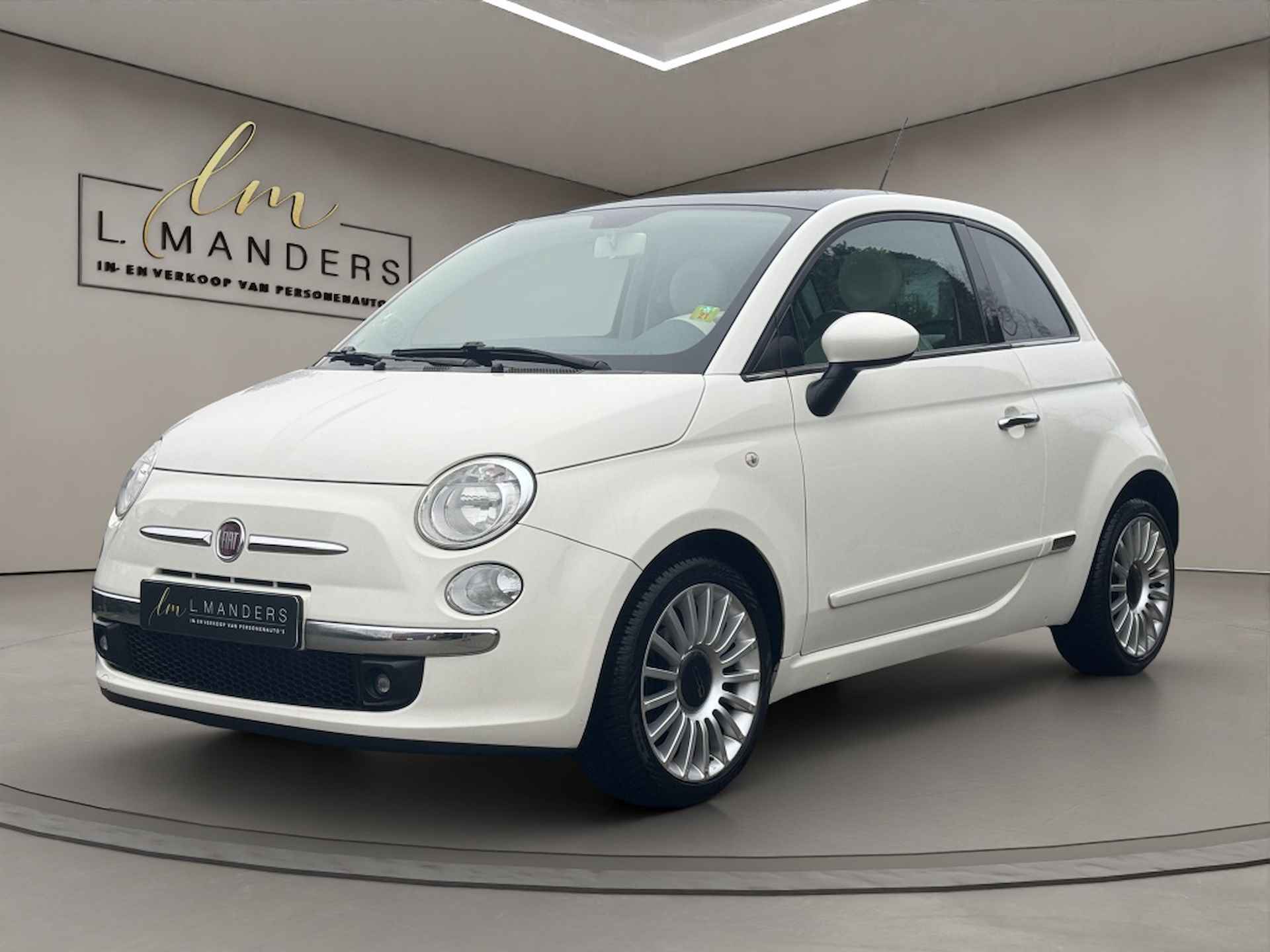 Fiat 500 1.2 Lounge 2009 WIT | Automaat | Panoramadak | Airco | NL - 7/22