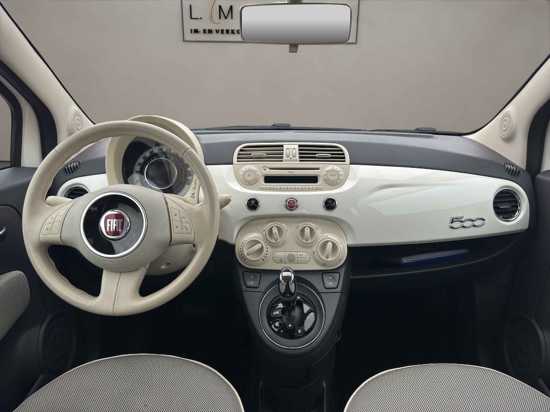 Fiat 500 1.2 Lounge 2009 WIT | Automaat | Panoramadak | Airco | NL - 14/22