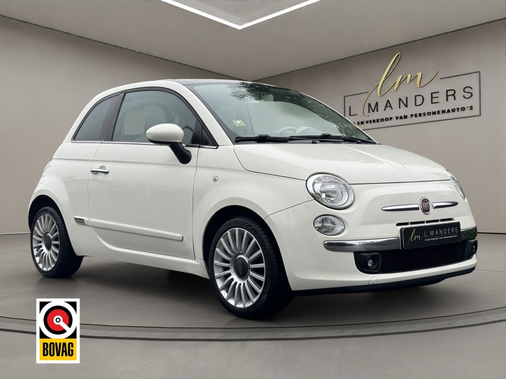 Fiat 500 1.2 Lounge 2009 WIT | Automaat | Panoramadak | Airco | NL