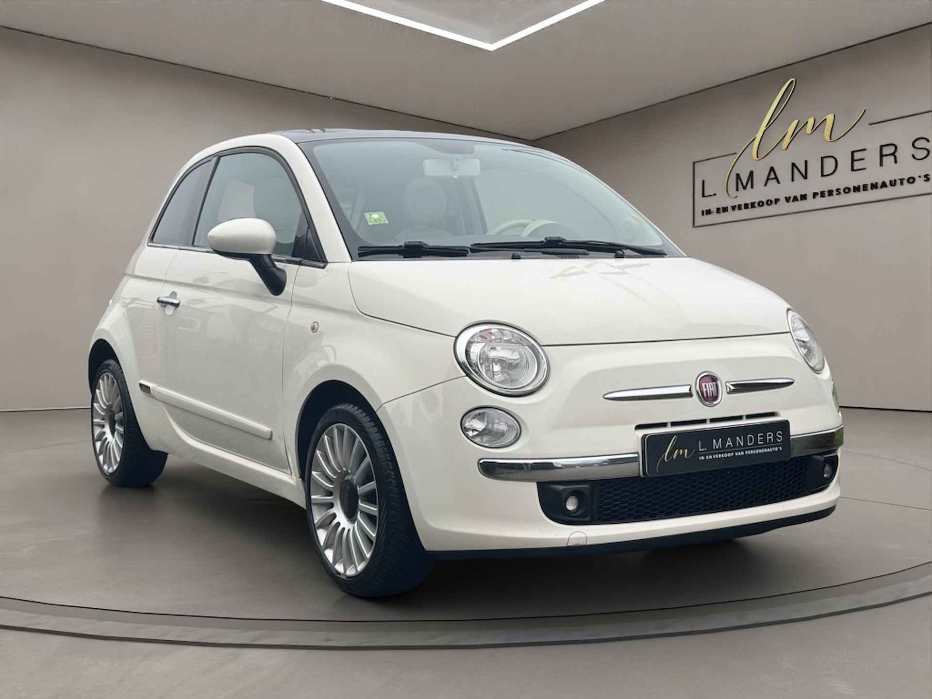 Fiat 500 1.2 Lounge 2009 WIT | Automaat | Panoramadak | Airco | NL - 6/22