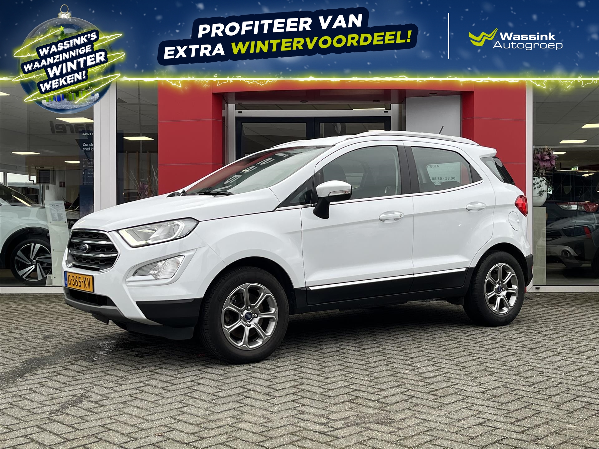 FORD Ecosport 1.0 EcoBoost 125pk Titanium | Climatronic | Parkeersensoren achter | Trekhaak |