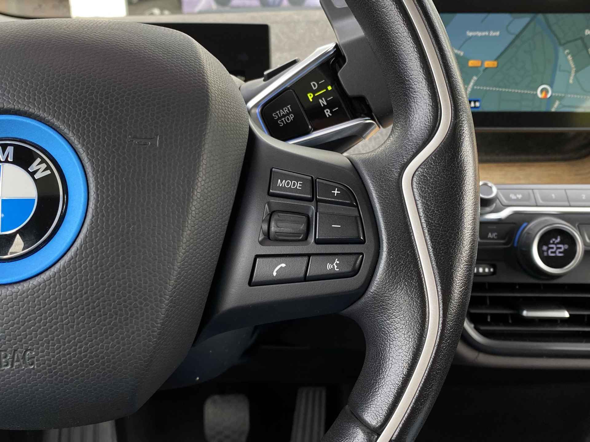 BMW i3 Range Extender Comfort | Adaptieve Cruise control | Navigatie | Achteruitrijcamera | Lederen bekleding | Verwarmde Voorstoelen | Panoramadak | - 14/38