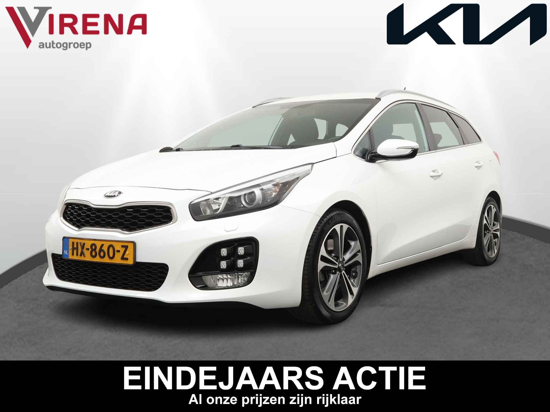 Kia Ceed Sportswagon 1.0 T-GDi GT-Line - Stoel en stuurwiel verwarming - Navigatie - Trekhaak - Xenon verlichting - 12 Maanden Bovag Garantie - 1/44