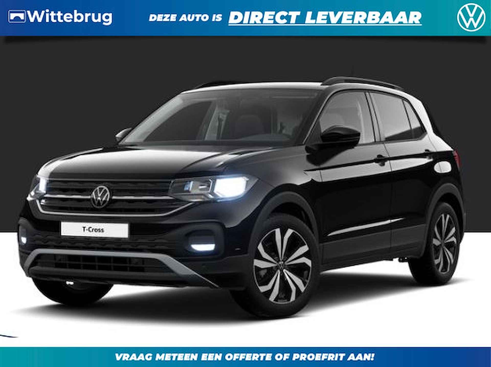 Volkswagen T-Cross 1.0 TSI Life "Black Design" !!!Profiteer ook van 2.000 EURO inruilpremie!!! - 1/14