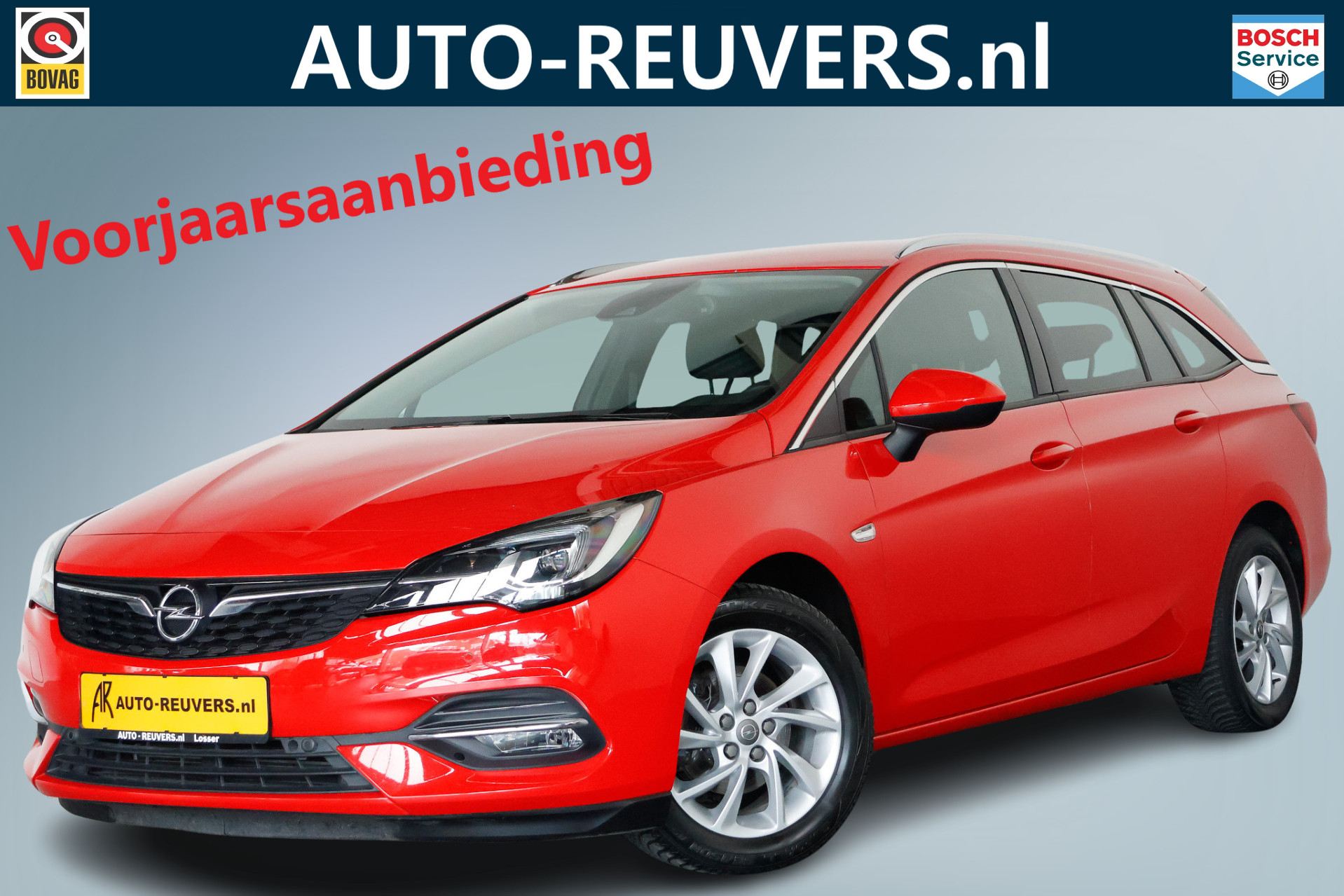 Opel Astra Sports Tourer 1.2 Elegance / Navi / LED / CarPlay / Cam / Clima bij viaBOVAG.nl