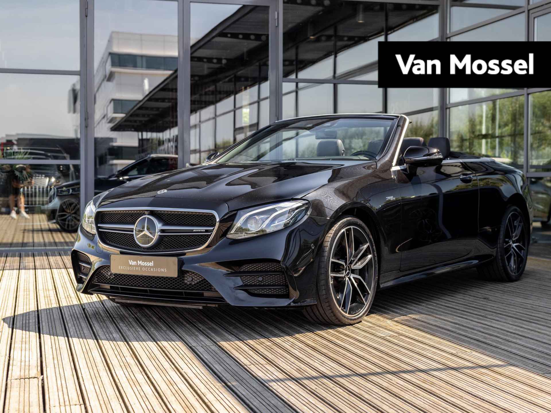 Mercedes-Benz E-klasse Cabrio AMG 53 4MATIC Premium Plus | NL AUTO | BURMESTER | STOELVENTILATIE | SOFTCLOSE | LUCHTVERING | CARBON INTERIEUR | STOELMASSAGE | AIRSCARF | KEYLESS | 20 INCH | HEAD-UP | - 1/50