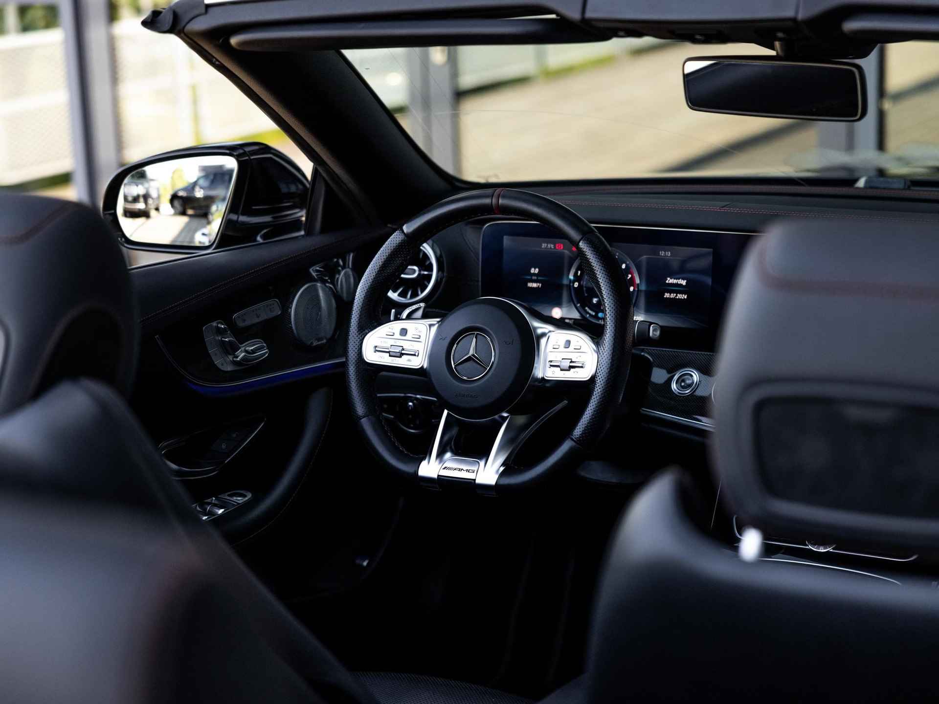 Mercedes-Benz E-klasse Cabrio AMG 53 4MATIC Premium Plus | NL AUTO | BURMESTER | STOELVENTILATIE | SOFTCLOSE | LUCHTVERING | CARBON INTERIEUR | STOELMASSAGE | AIRSCARF | KEYLESS | 20 INCH | HEAD-UP | - 15/50