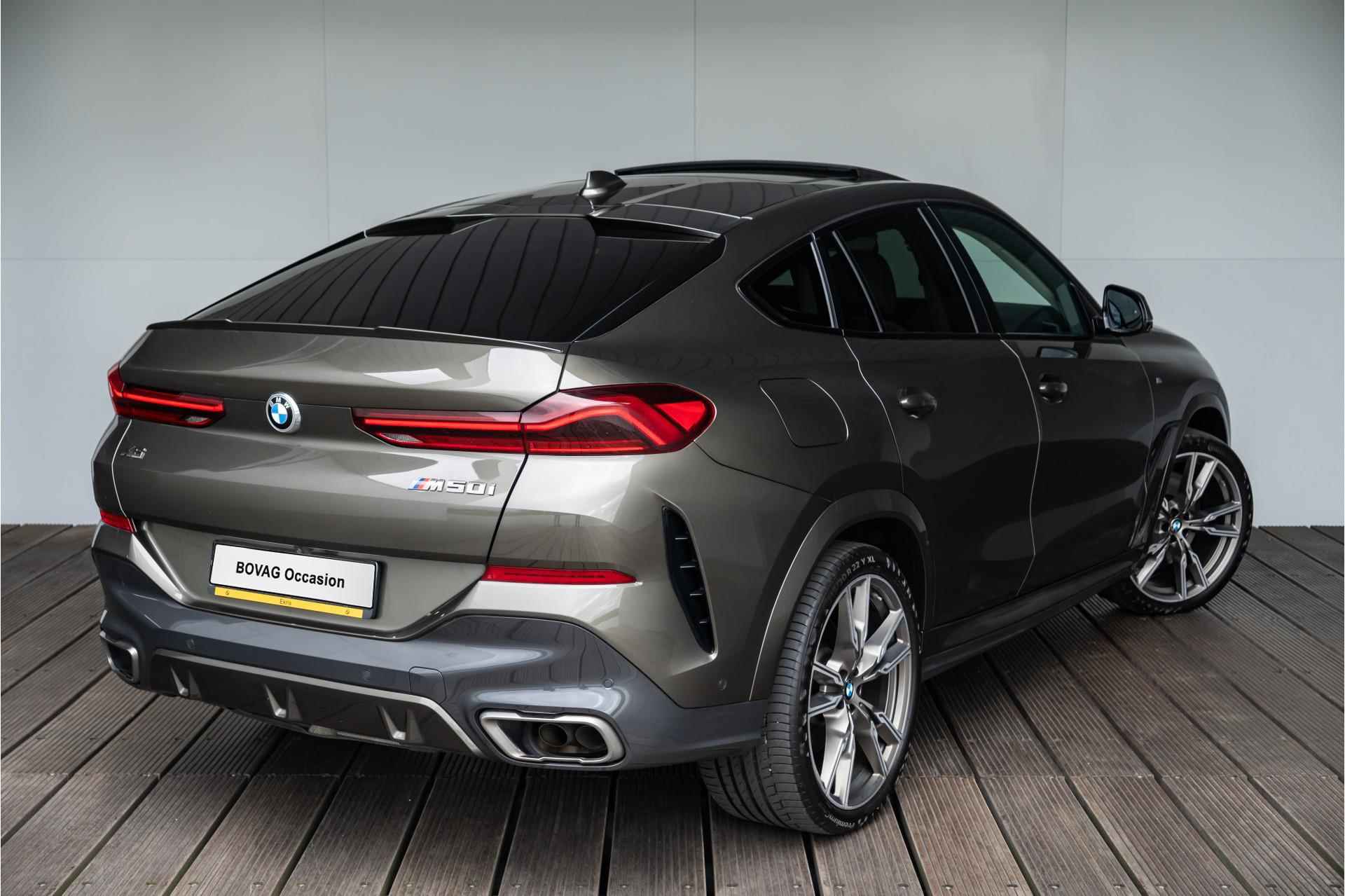 BMW X6 M50i Aut. High Executive M Sportpakket Co-Pilot Pack / Panorama Sky Lounge / 22inch | - 2/59