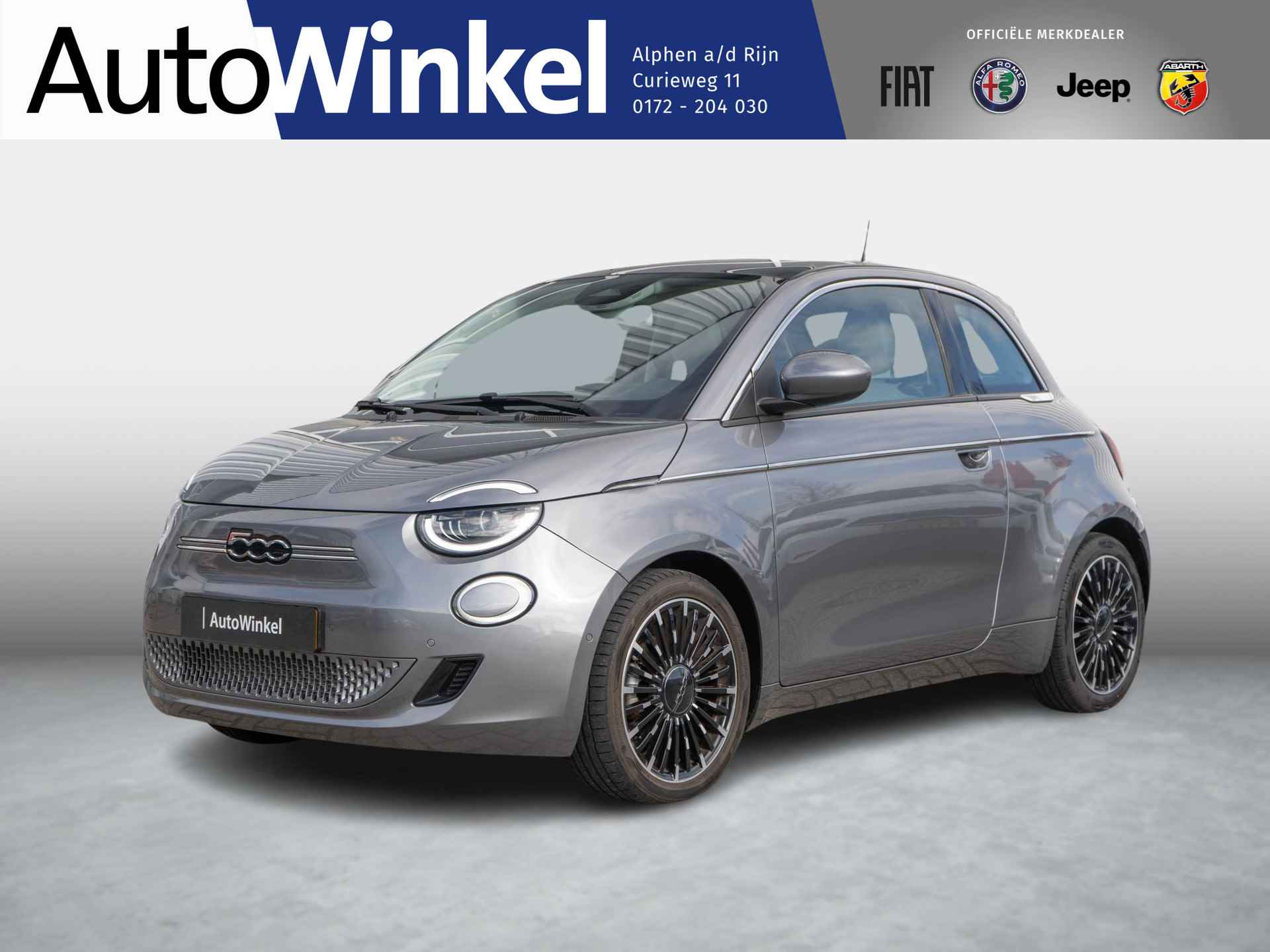 Fiat 500e La Prima 38 kWh | Leder | 17" | Pack Winter | Traffic Jam Assist | Apple Carplay- | 8% Bijtelling - 1/30