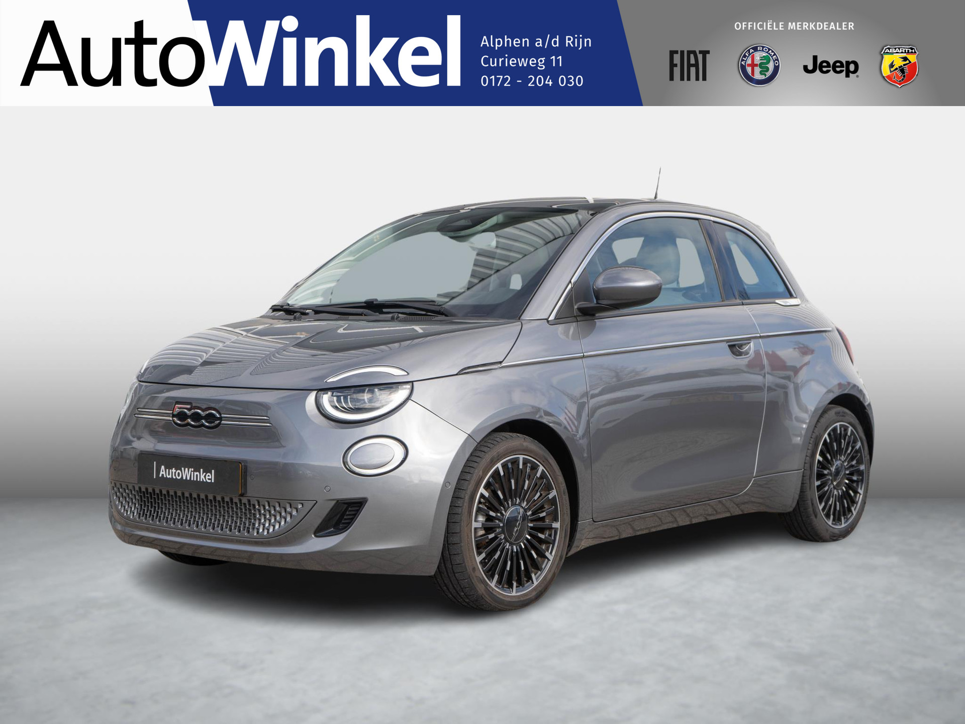 Fiat 500e La Prima 38 kWh | Leder | 17" | Pack Winter | Traffic Jam Assist | Apple Carplay- | 8% Bijtelling
