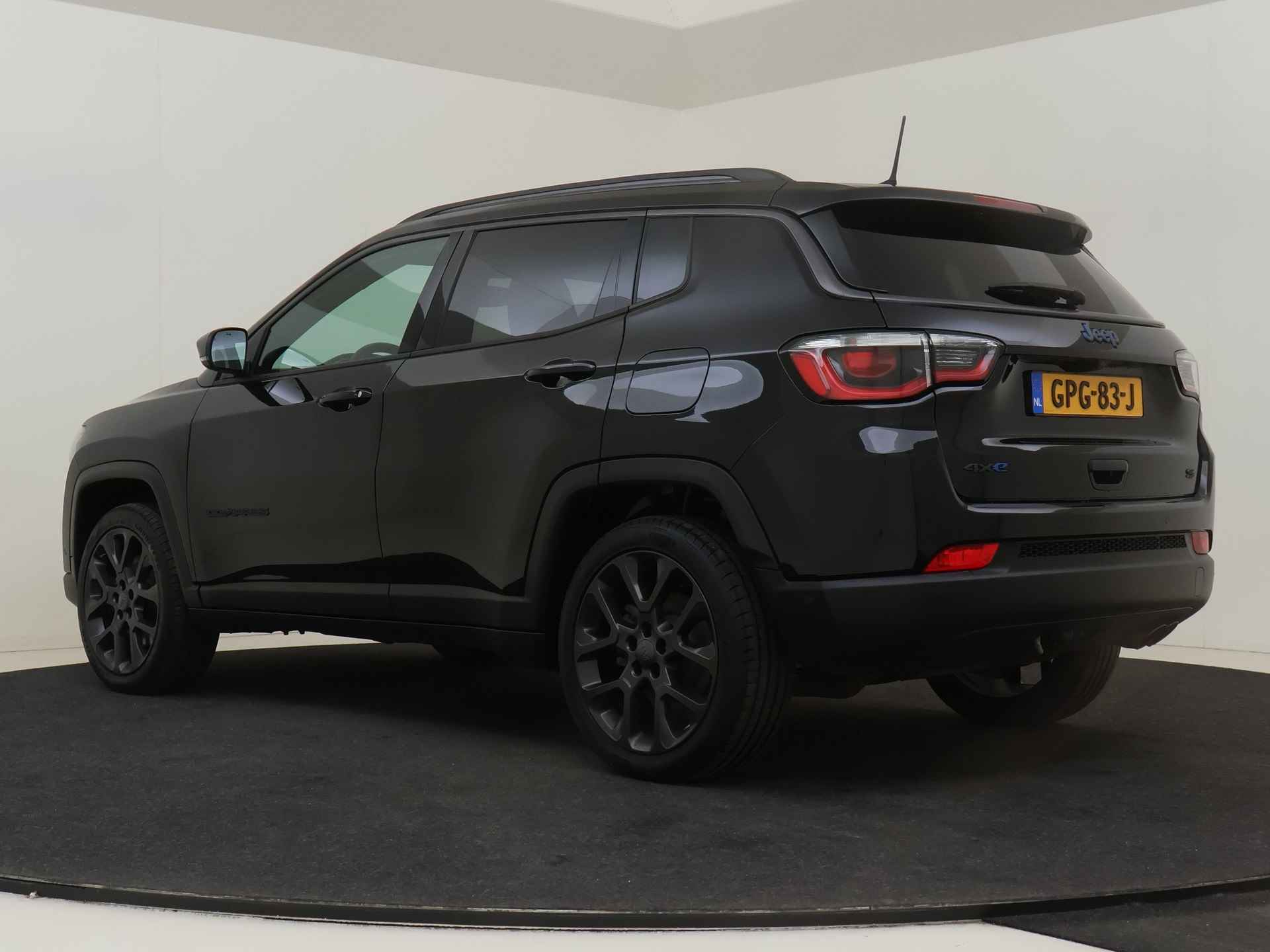 Jeep Compass 4xe 240 Plug-in Hybrid 4WD Electric S | Trekhaak | Leder | Black Edition | STOERE UITVOERING! - 4/56