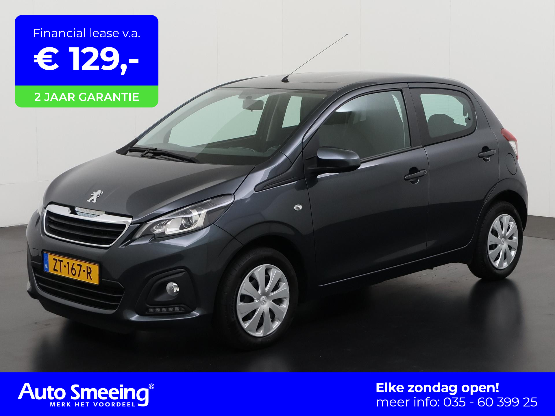 Peugeot 108 1.0 e-VTi Active | Airco | Bluetooth | 12 mnd Garantie | Zondag Open!