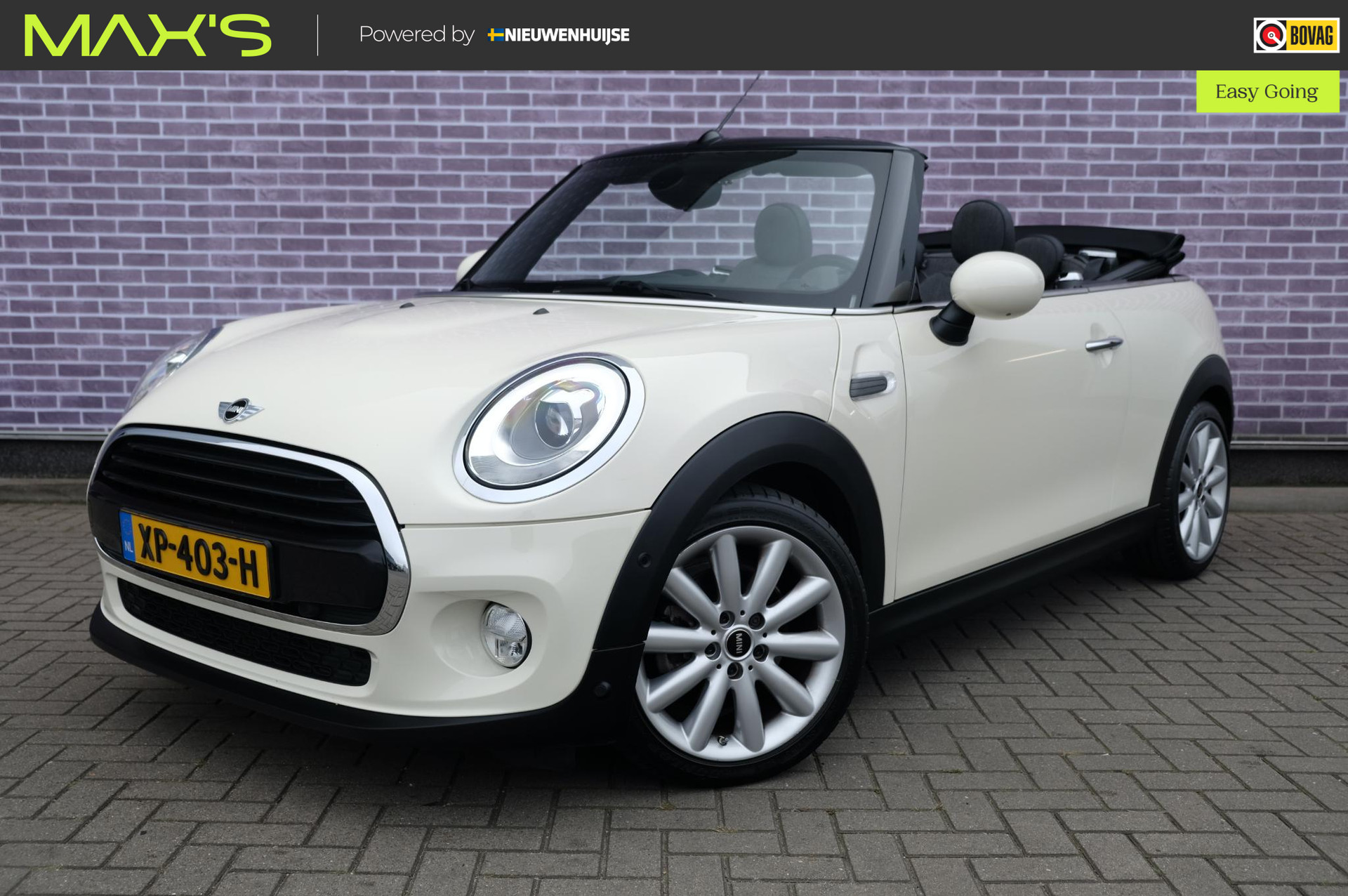 Mini Mini Cabrio 1.5 Cooper Chili Business | Cruise Control | Softtop | Parkeersensoren | Stoel Verwarming | Bluetooth | Half Leer | Lichtmetaal |