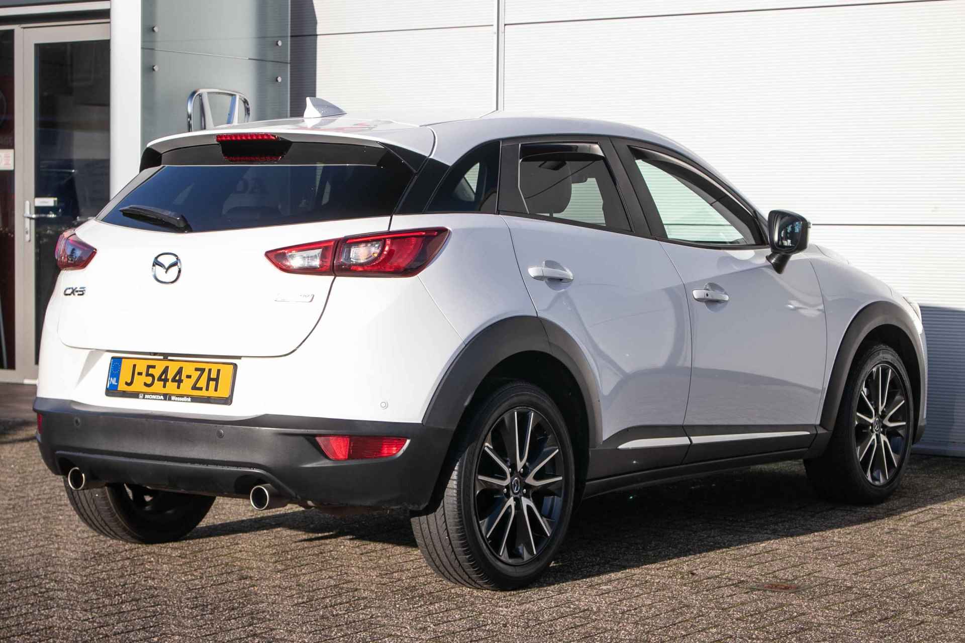 Mazda CX-3 2.0 SkyActiv-G 120 GT-M - All-in rijklaarprs | Leer | keyless | Cam | stoelverw. - 3/40