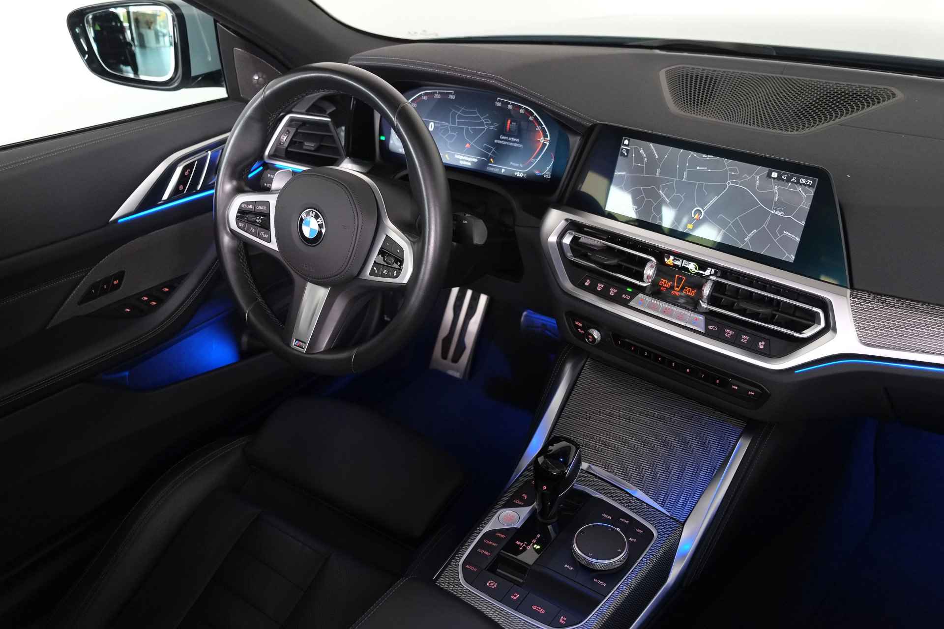 BMW 4 Serie Cabrio 430i High Executive M-Sport / LED / Leder / Harmankardon / CarPlay - 3/29