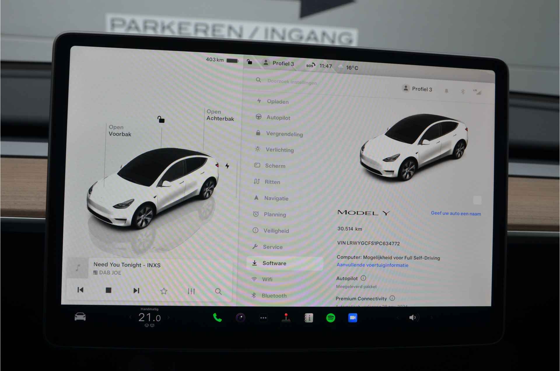 Tesla Model Y RWD 58 kWh AutoPilot, LFP Accu dus 100% opladen, MARGE - 20/32