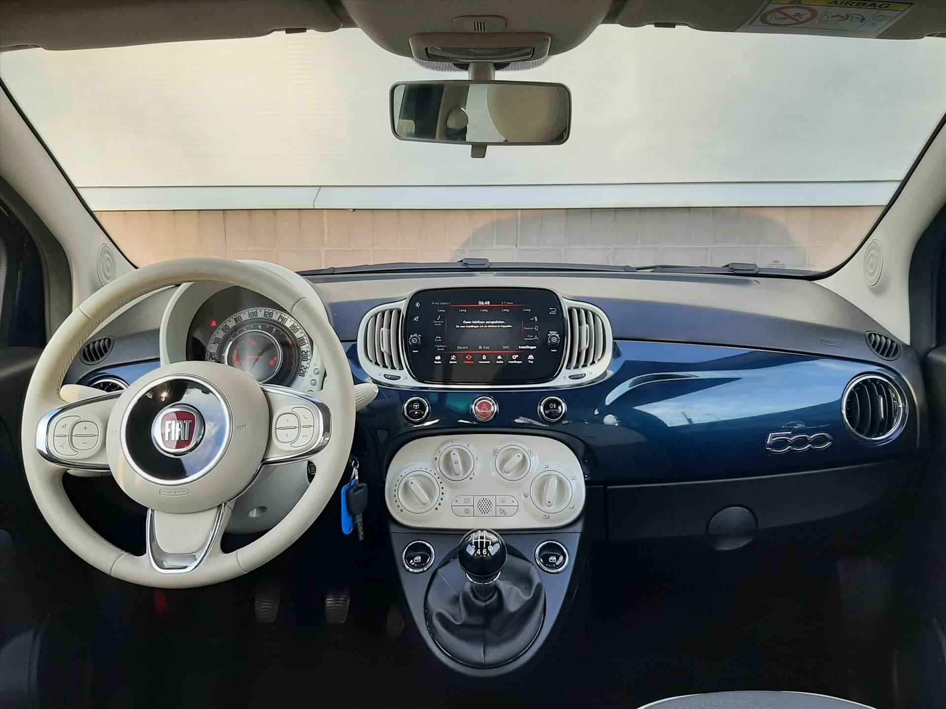 Fiat 500 1.0 70pk Hybrid Lounge | Carplay | Cruise Control | Direct beschikbaar! - 14/46