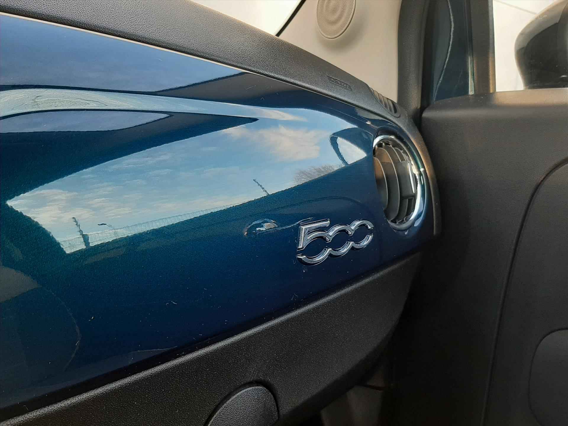 Fiat 500 1.0 70pk Hybrid Lounge | Carplay | Cruise Control | Direct beschikbaar! - 22/46