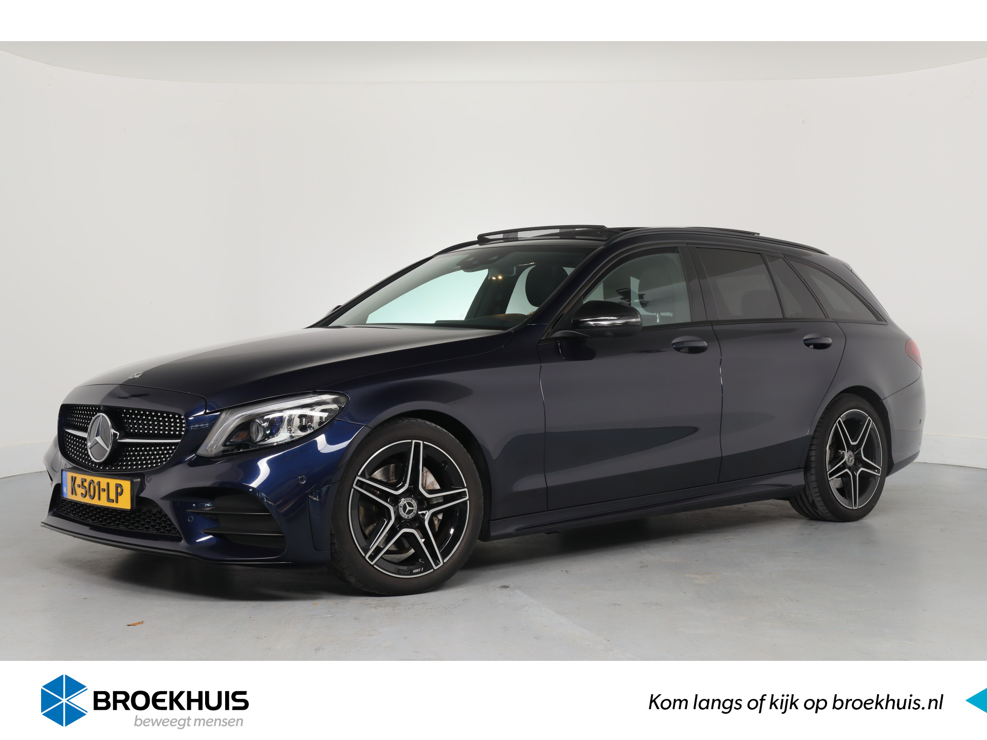 Mercedes-Benz C-Klasse Estate 180 Business Solution AMG | Panoramadak | Martix Led | 360 Camera | Leder/Alcantara | Stoelverwarming | Business Solution