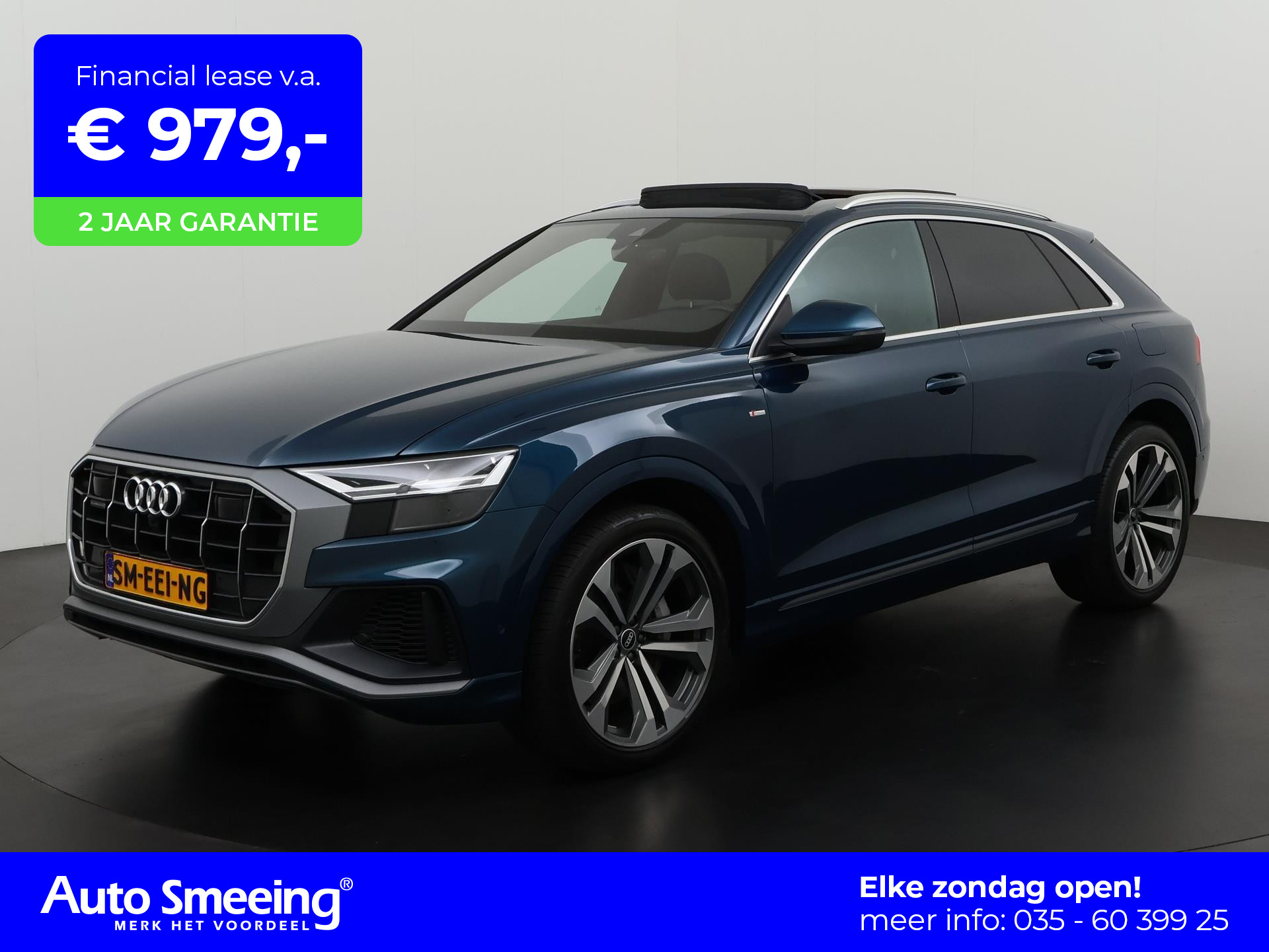 Audi Q8 55 TFSIe quattro S-Line | Panoramadak | Trekhaak | Zondag Open!