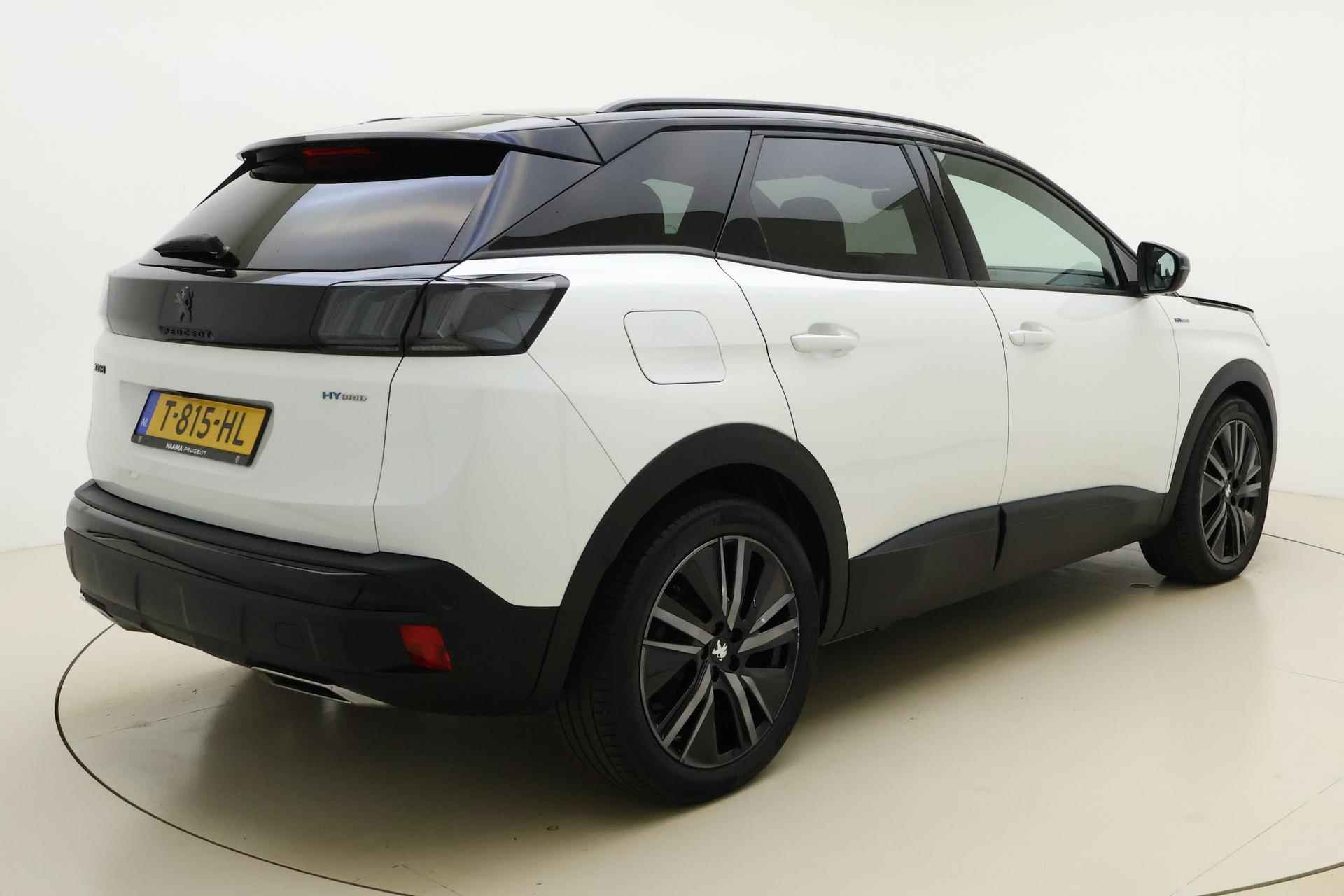 Peugeot 3008 1.6 HYbrid GT 225 PK | 8-traps Automaat | Lederen bekleding | Panorama dak | Elektrische verstelbare Stoelen | Elektrische achterklep | VOL opties | Cruise Control | 1e eigenaar - 3/41