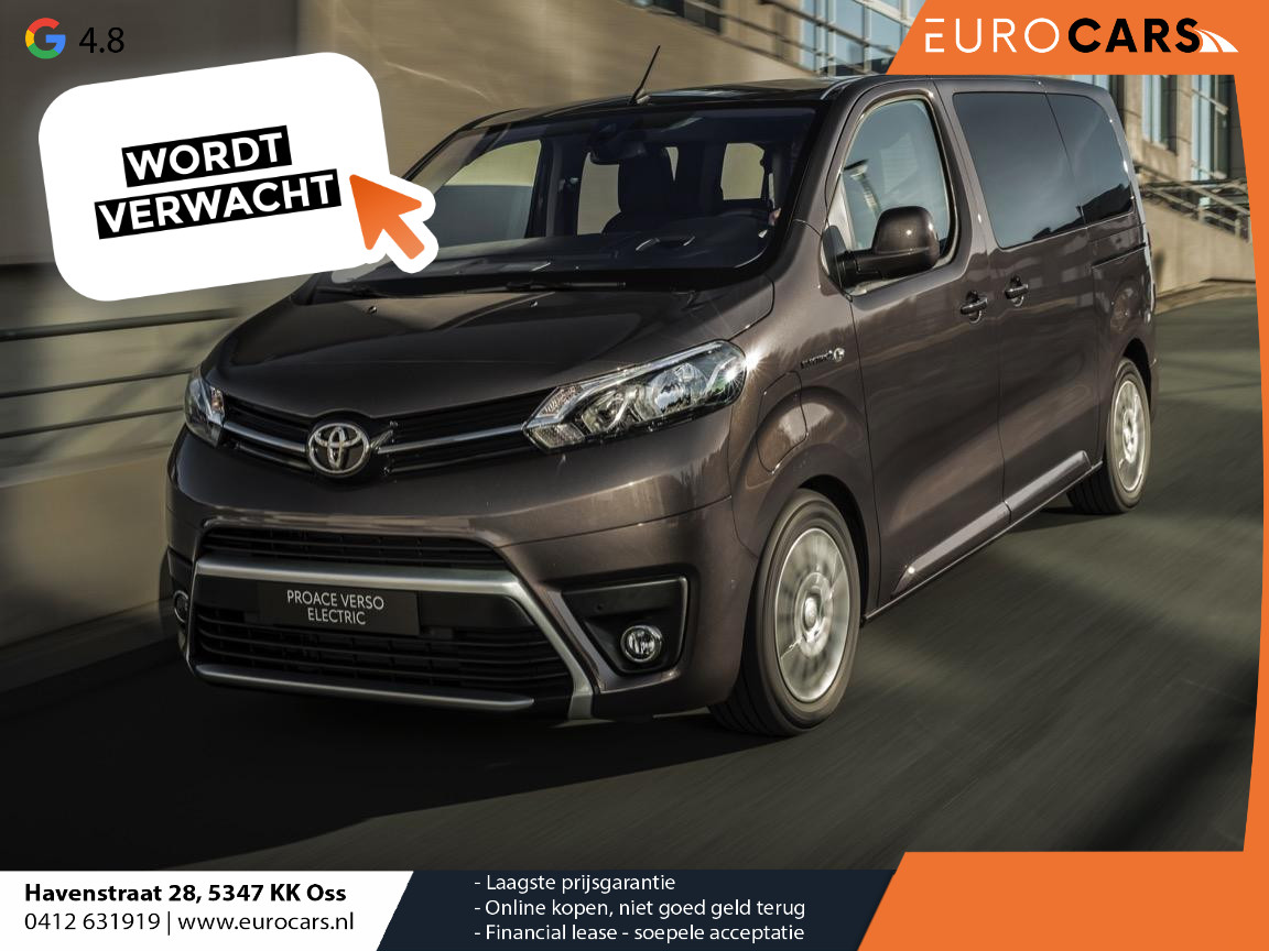 Toyota PROACE Electric Shuttle Long L3 Extra Range 75 kWh Inclusief BTW 9 pers. Navigatie apple Carplay Cruise control