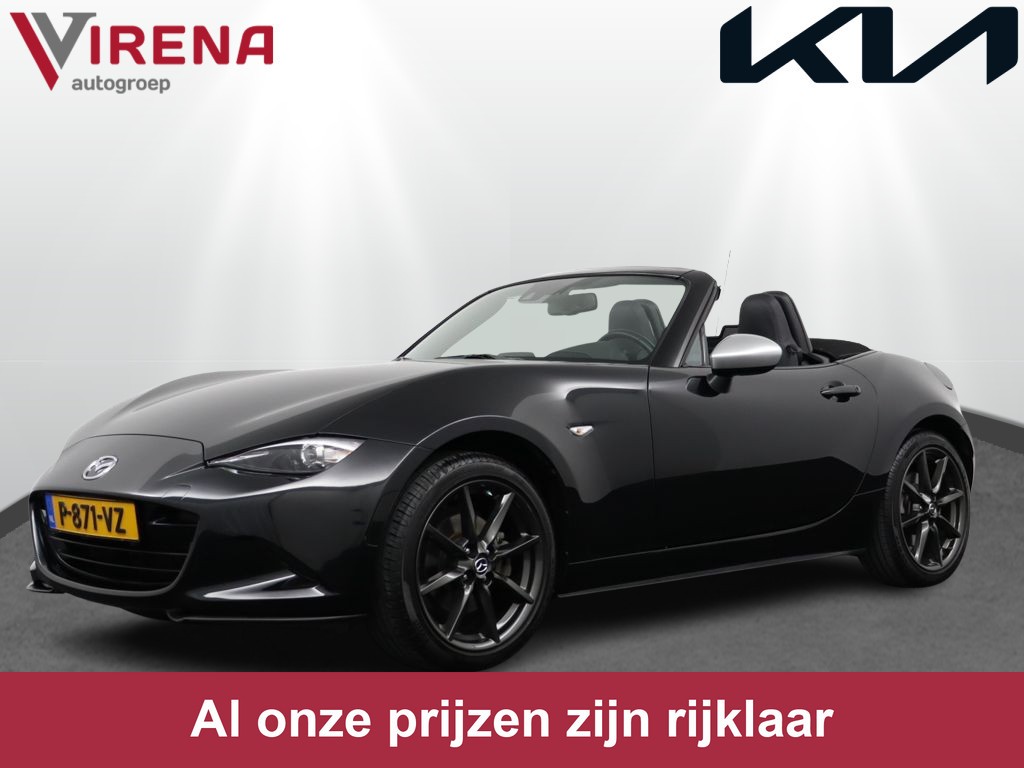 Mazda MX-5 2.0 SkyActiv-G 160 GT-M - Navigatie - Cruise Control - LM Velgen - LED - Bluetooth - Airco - Leder - Stoelverwarming - 12 maanden Bovag garantie