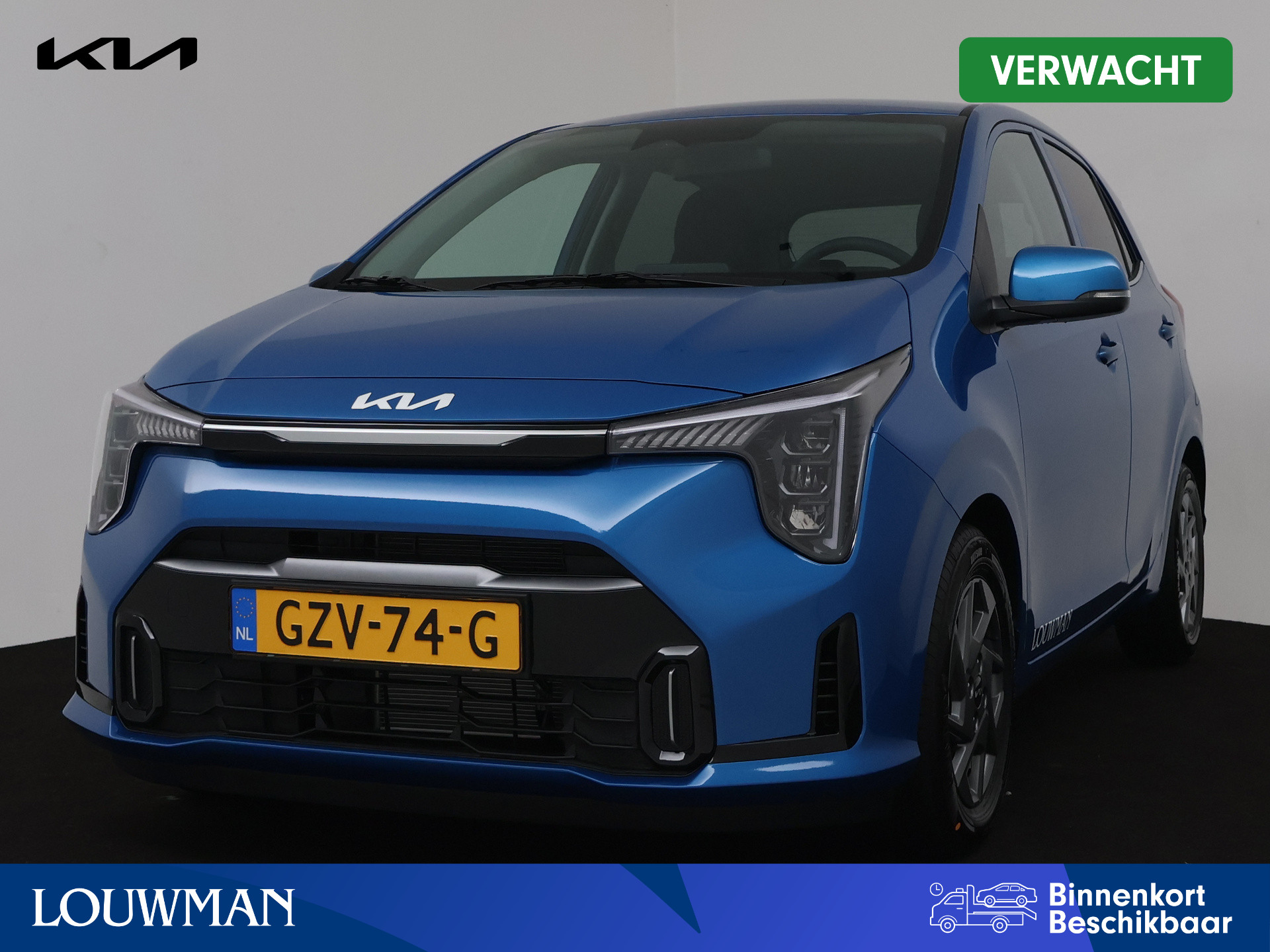 Kia Picanto 1.0 DPI DynamicPlusLine | Sporty Blue | Parkeersensoren | Navigatie | LM velgen | Cruise Control | Beschikbaar per 15-05-2025