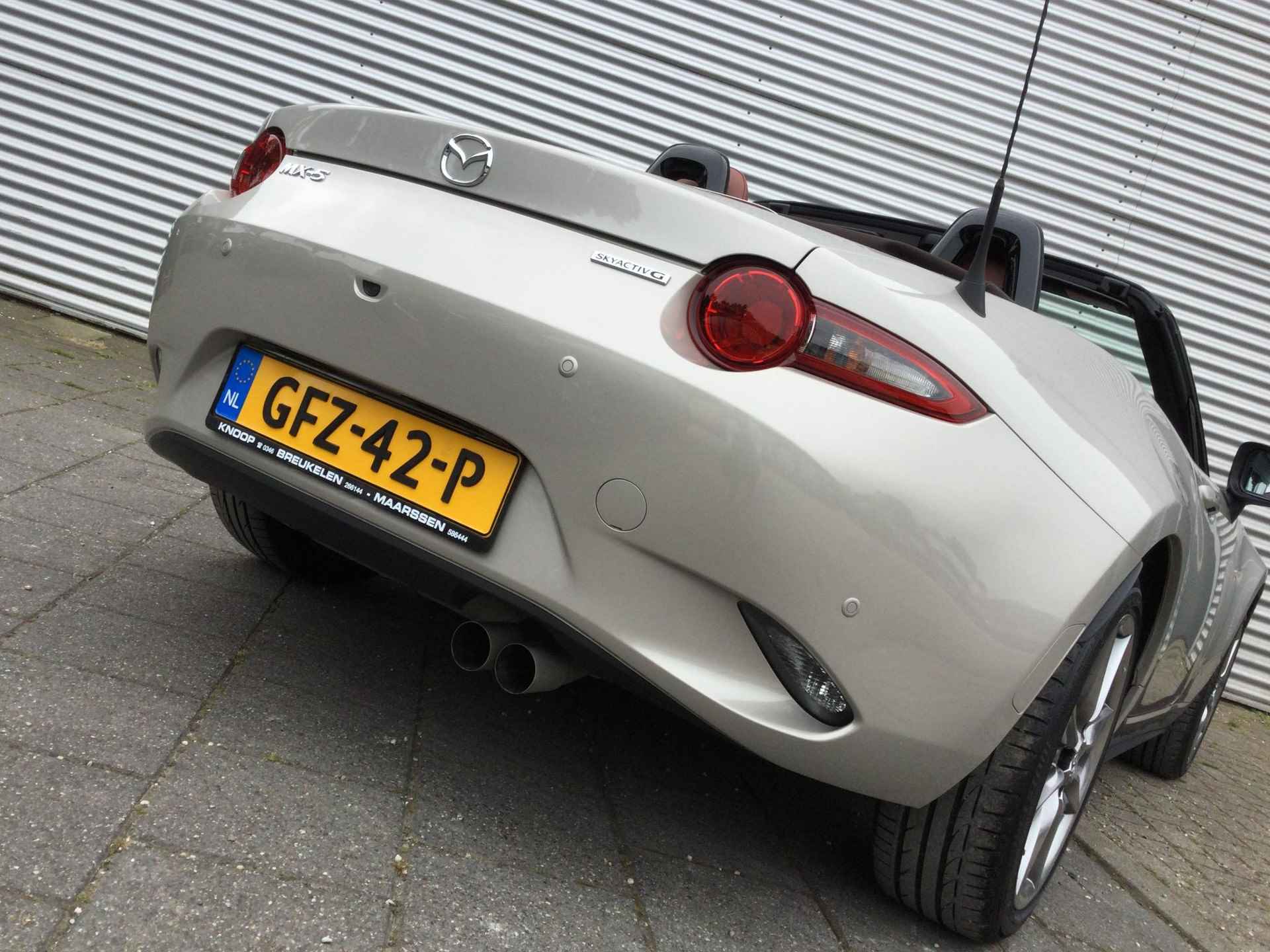 Mazda MX-5 2.0 SkyActiv-G 184 Kazari  Fabrieksgarantie 04/2026 | Bose | Leder | - 36/38