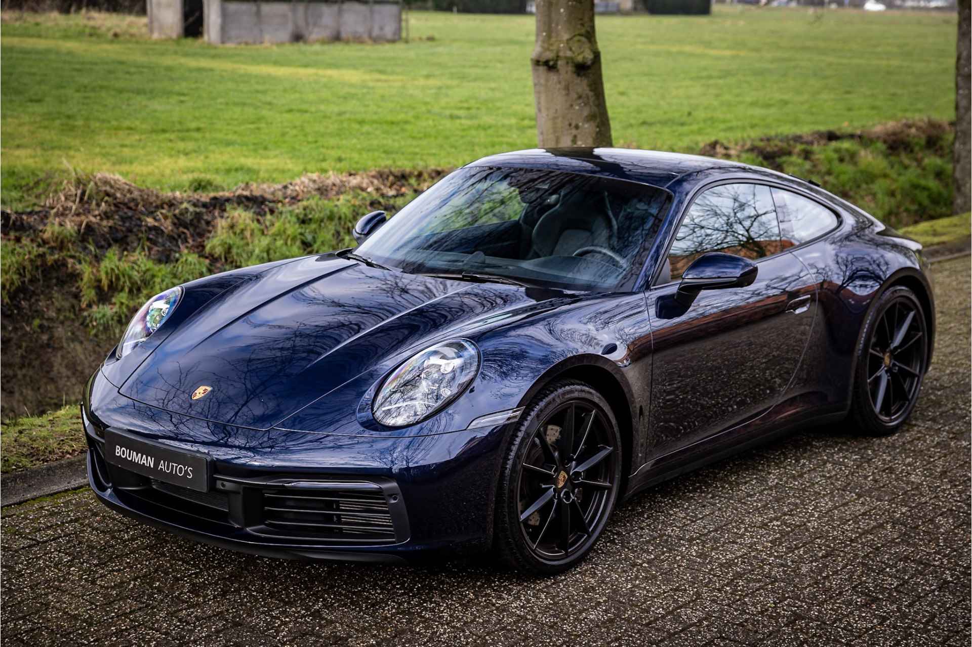 Porsche 911 3.0 Carrera 4 S Nachtblau Handbak Achterasbesturing Sport Chrono Schuifdak - 15/39