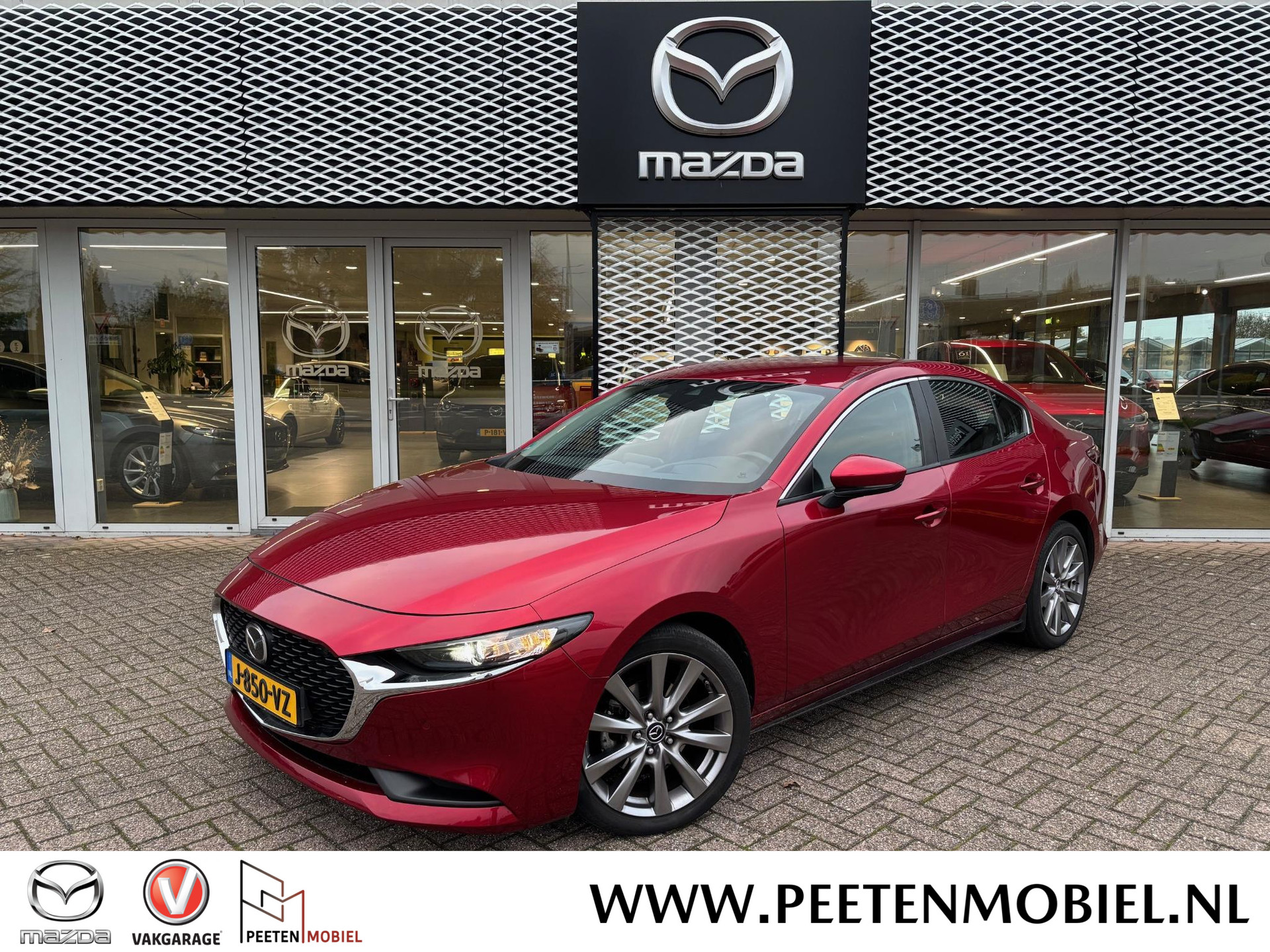 Mazda 3 2.0 e-SkyActiv-G M Hybrid 122 Comfort met Bose DEALERONDERHOUDEN | LEDEREN BEKLEDING | 18" LM-VELGEN | NL-AUTO |