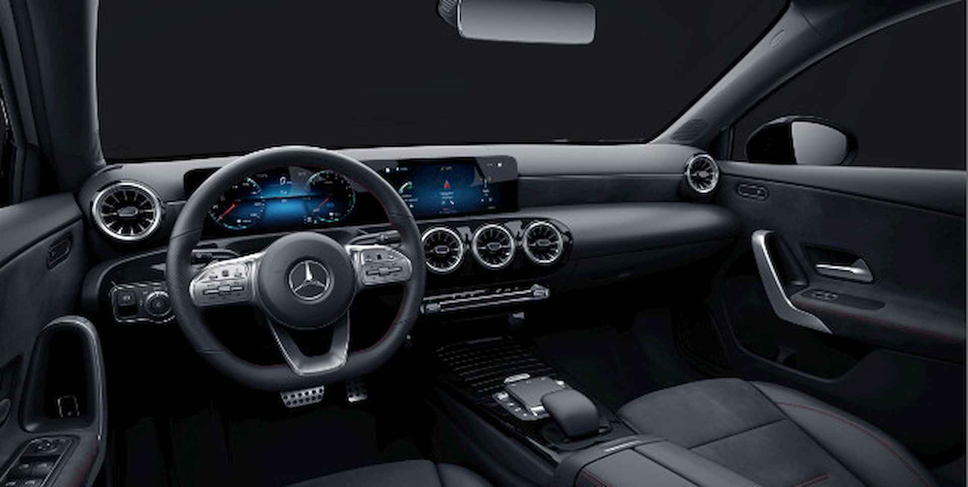 Mercedes-Benz A-klasse 250 e AMG Line Juli leverbaar  | AMG | Panoramadak | Sfeerverlichting | Multispaaks velgen | Apple Carplay - 4/4