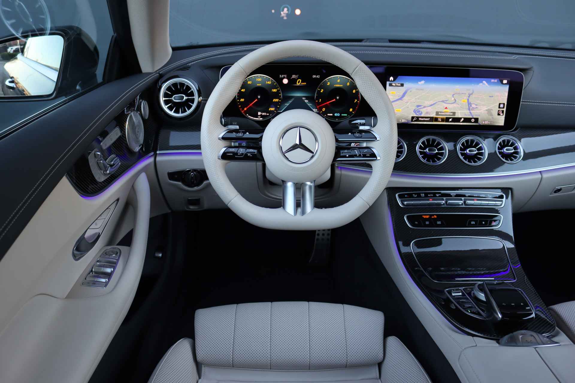 Mercedes-Benz E-Klasse Cabrio 450 4MATIC AMG Line Aut9 | Airmatic | Distronic+ | Carbon | Stoelventilatie | Verwarmd Stuurwiel | Burmester | HUD | Airscarf | Soft-Close | Memory | Massage | - 32/51