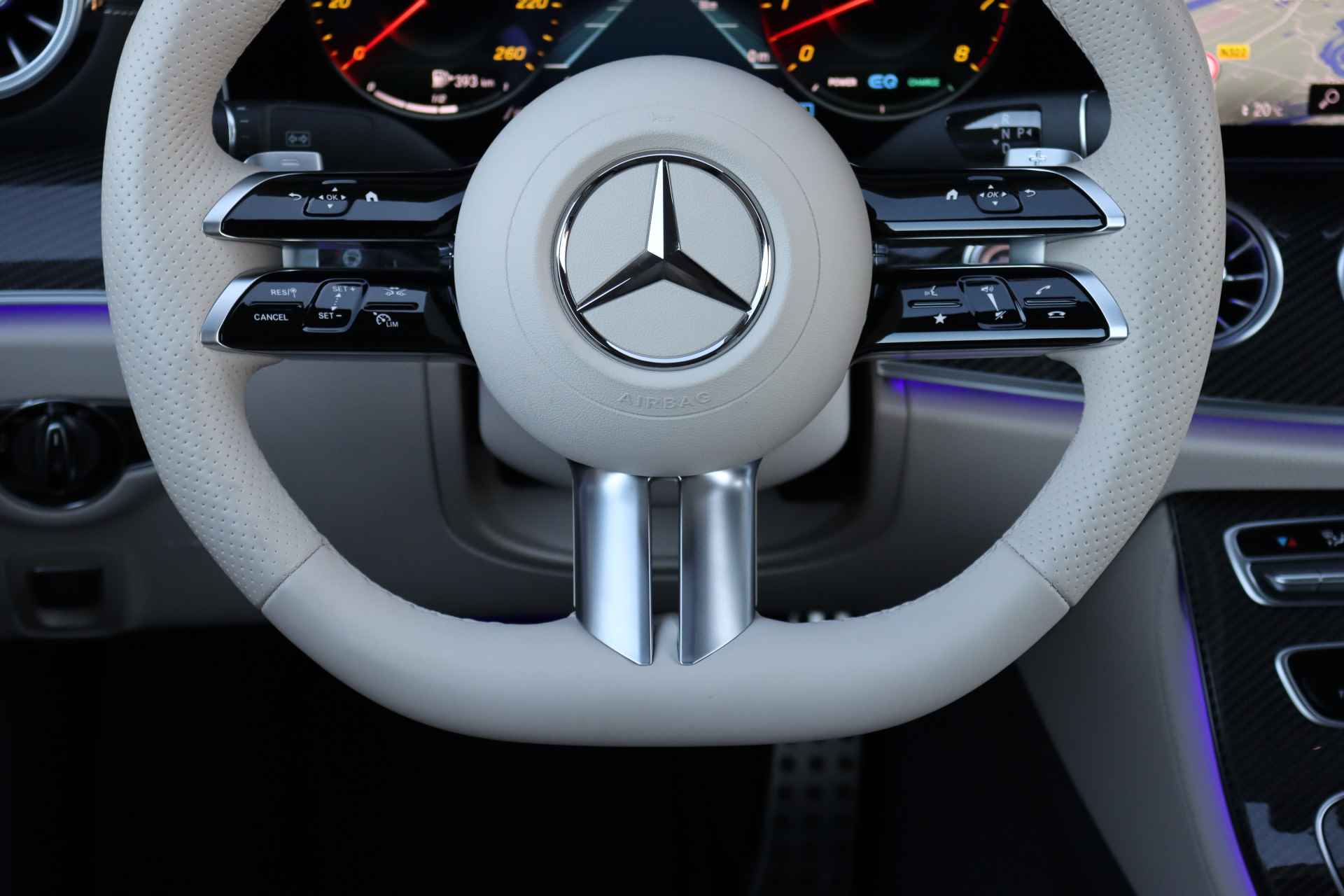 Mercedes-Benz E-Klasse Cabrio 450 4MATIC AMG Line Aut9 | Airmatic | Distronic+ | Carbon | Stoelventilatie | Verwarmd Stuurwiel | Burmester | HUD | Airscarf | Soft-Close | Memory | Massage | - 34/51