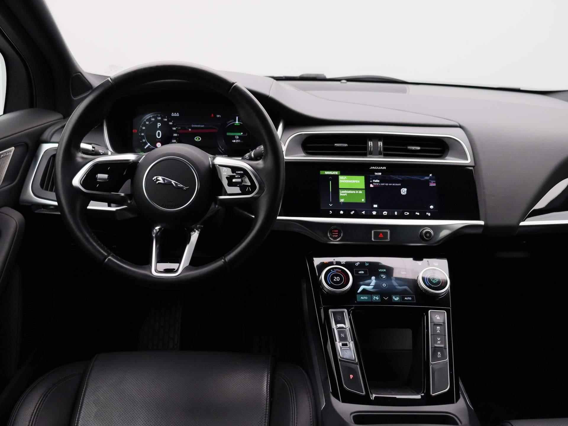 Jaguar I-PACE EV400 S 90 kWh | NAVIGATIE | LEDER | MERIDIAN AUDIO | ACHTERUITRIJCAMERA | LED KOPLAMPEN  | LANE ASSIST | - 3/43