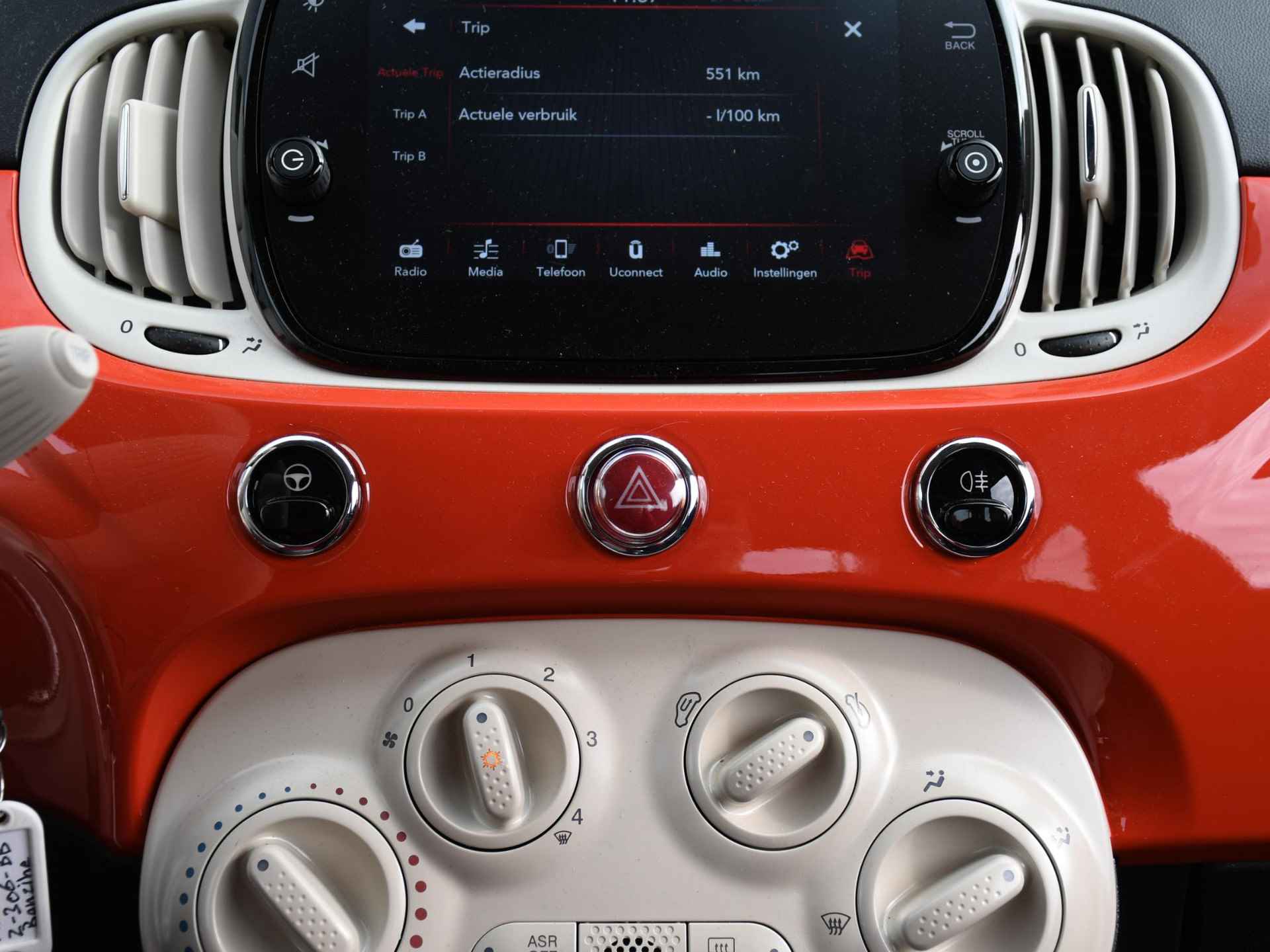 Fiat 500 1.0 Hybrid 70pk DAB | CRUISE.C | AIRCO | USB | APPLE-CARPLAY - 15/24